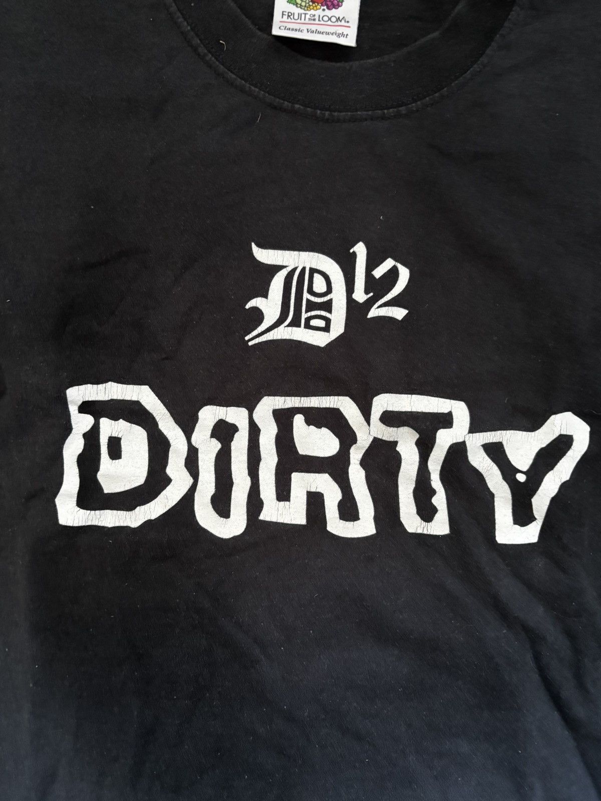 Fruit Of The Loom Rare Vintage 2000s Shady Records D12 Dirty Dozen shirt Size US M / EU 48-50 / 2 - 7 Thumbnail