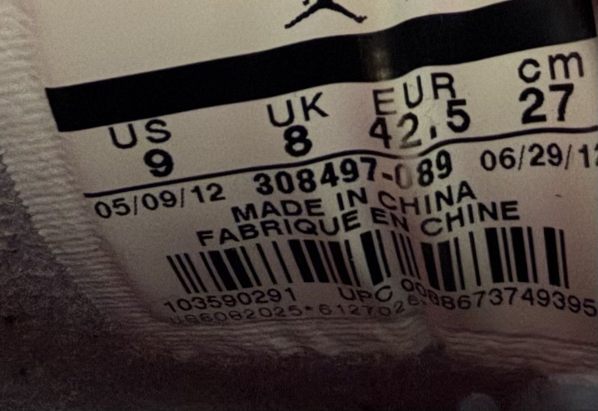 Jordan Brand 2012 Jordan 4 Retro Bred Sz 9.5 With Original Box Size US 9.5 / EU 42-43 - 16 Thumbnail