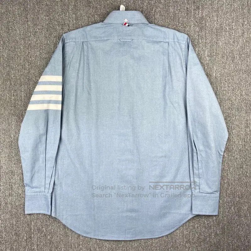 Thom Browne Thom Browne Light Blue Cotton Women's Shirt . Size XL / US 12-14 / IT 48-50 - 2 Thumbnail