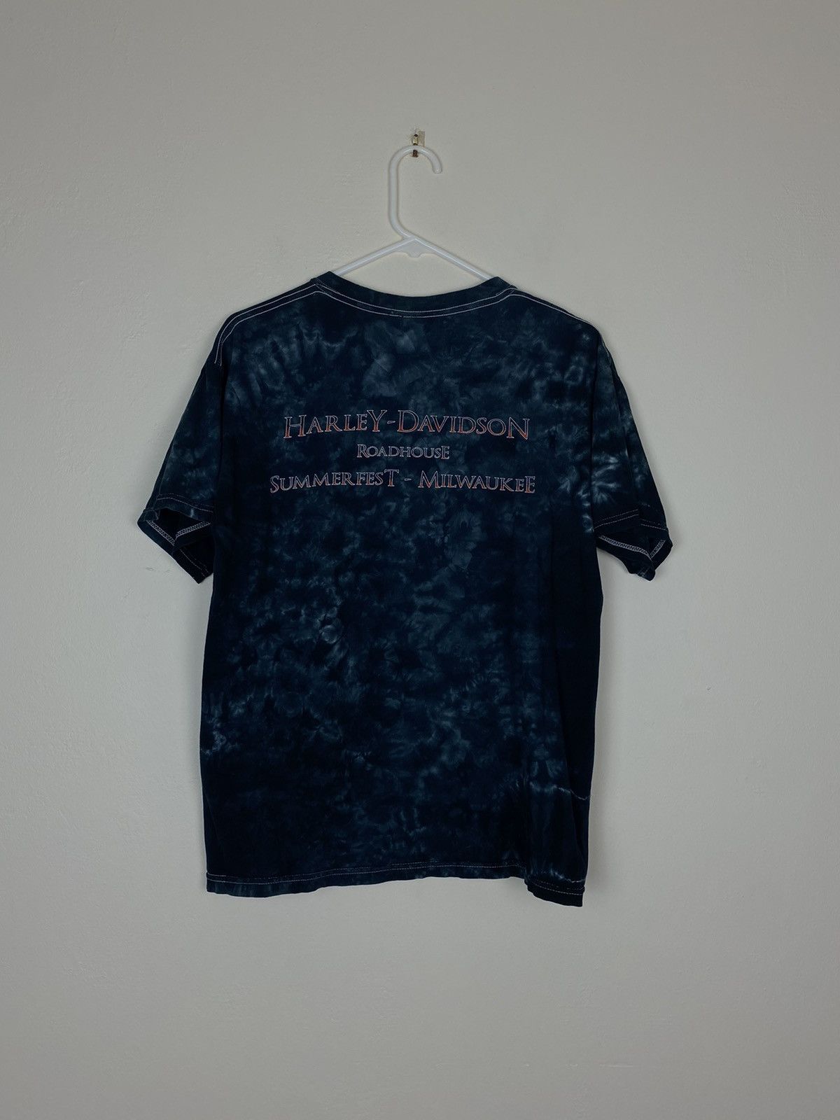 Harley Davidson Black Grey Harley Davidson Flaming Logo Tee T Shirt Size US M / EU 48-50 / 2 - 6 Thumbnail