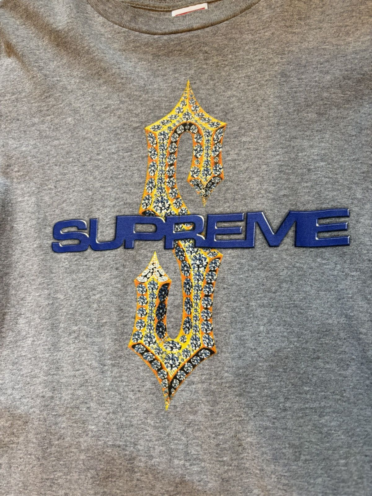 Supreme Supreme Diamond Tee – Grey – FW18 – Size M Size US M / EU 48-50 / 2 - 1 Thumbnail
