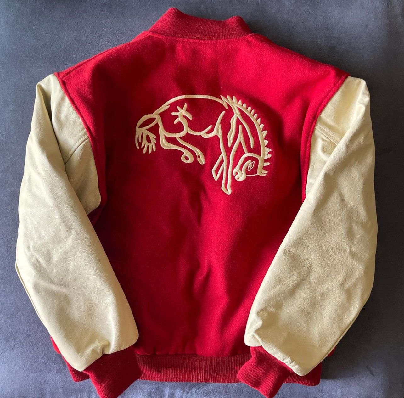 Vintage VINTAGE 90’s LETTERMAN JACKET Size US L / EU 52-54 / 3 - 2 Thumbnail