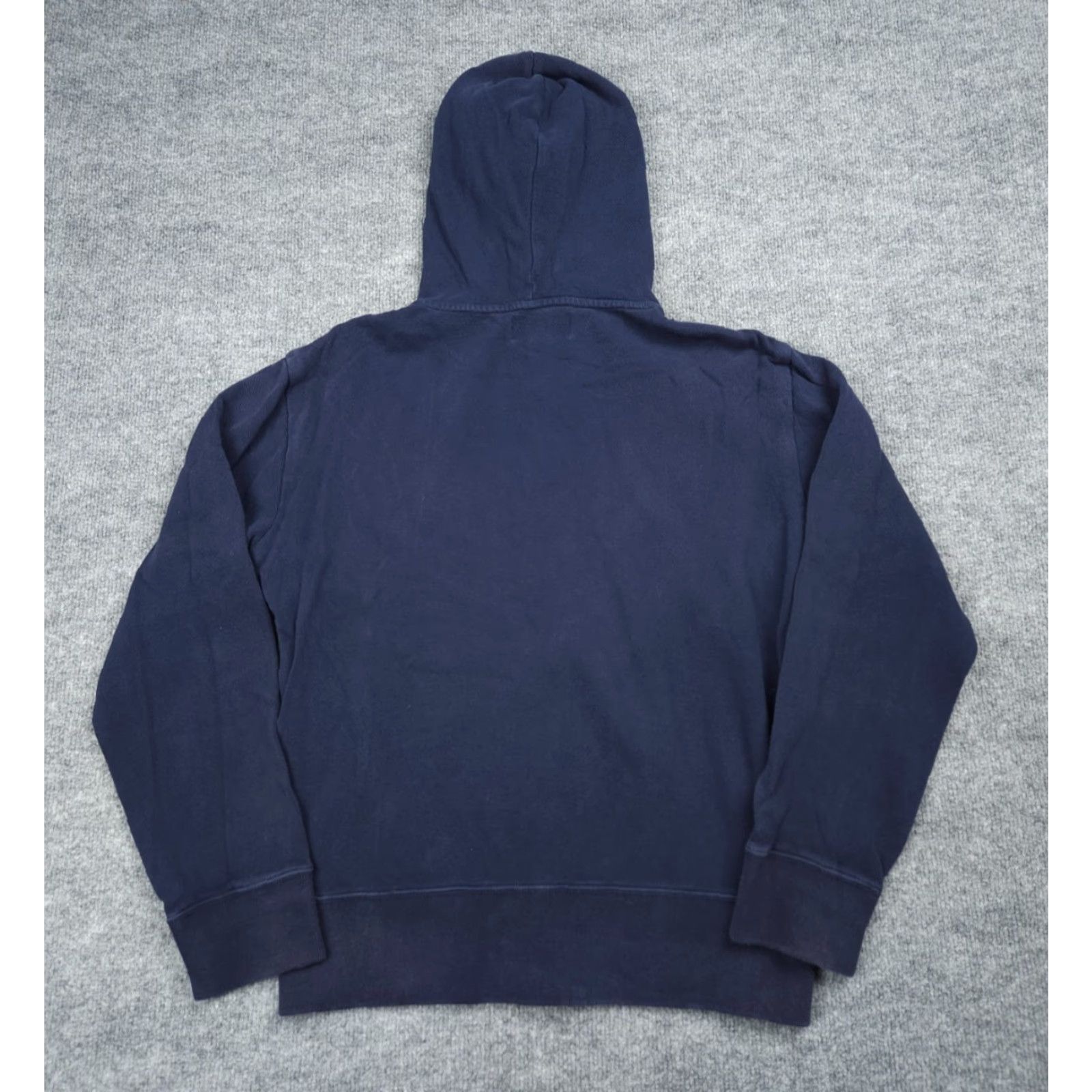 Polo Ralph Lauren VINTAGE Polo Ralph Lauren Full Zip Hoodie Mens Medium Blue Faded Size US M / EU 48-50 / 2 - 4 Thumbnail