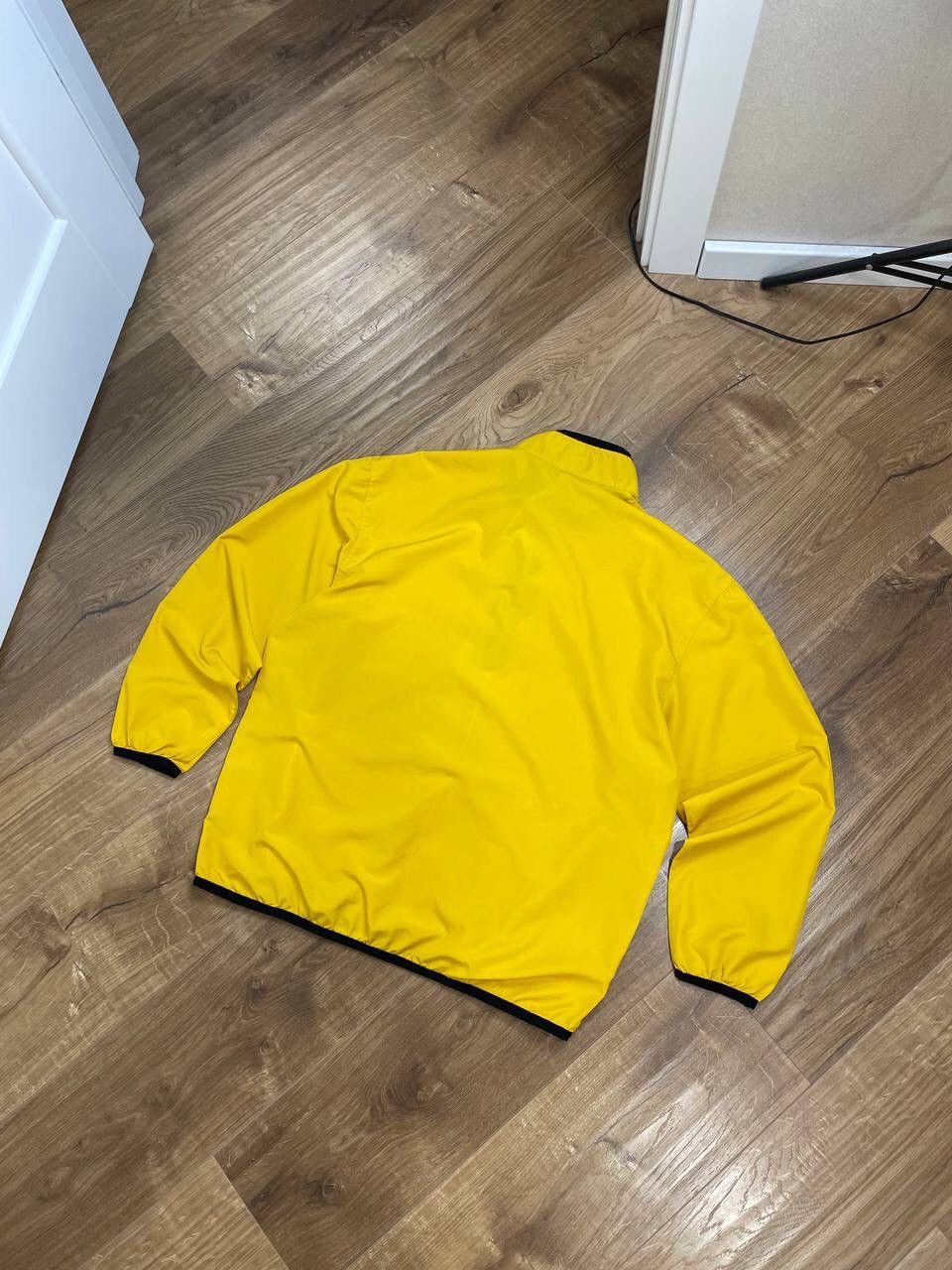 Nike × Vintage Vintage Nike Y2K Style Hot Yellow Logo Anorak Bomber Jacket Size US L / EU 52-54 / 3 - 17 Thumbnail