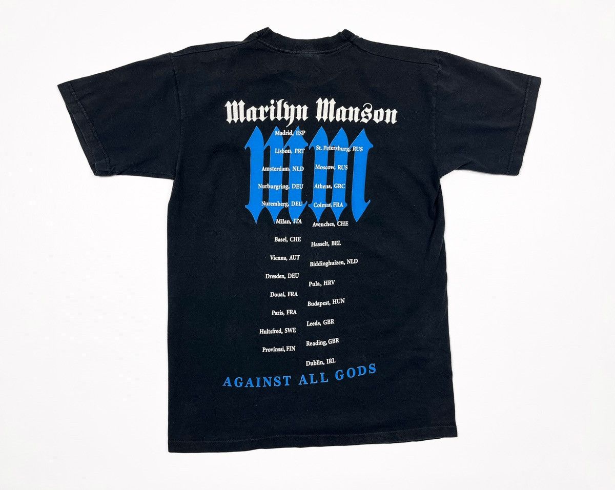 Band Tees Vintage 2004 Marilyn Manson Against All Gods Tour T-Shirt Size US S / EU 44-46 / 1 - 7 Thumbnail