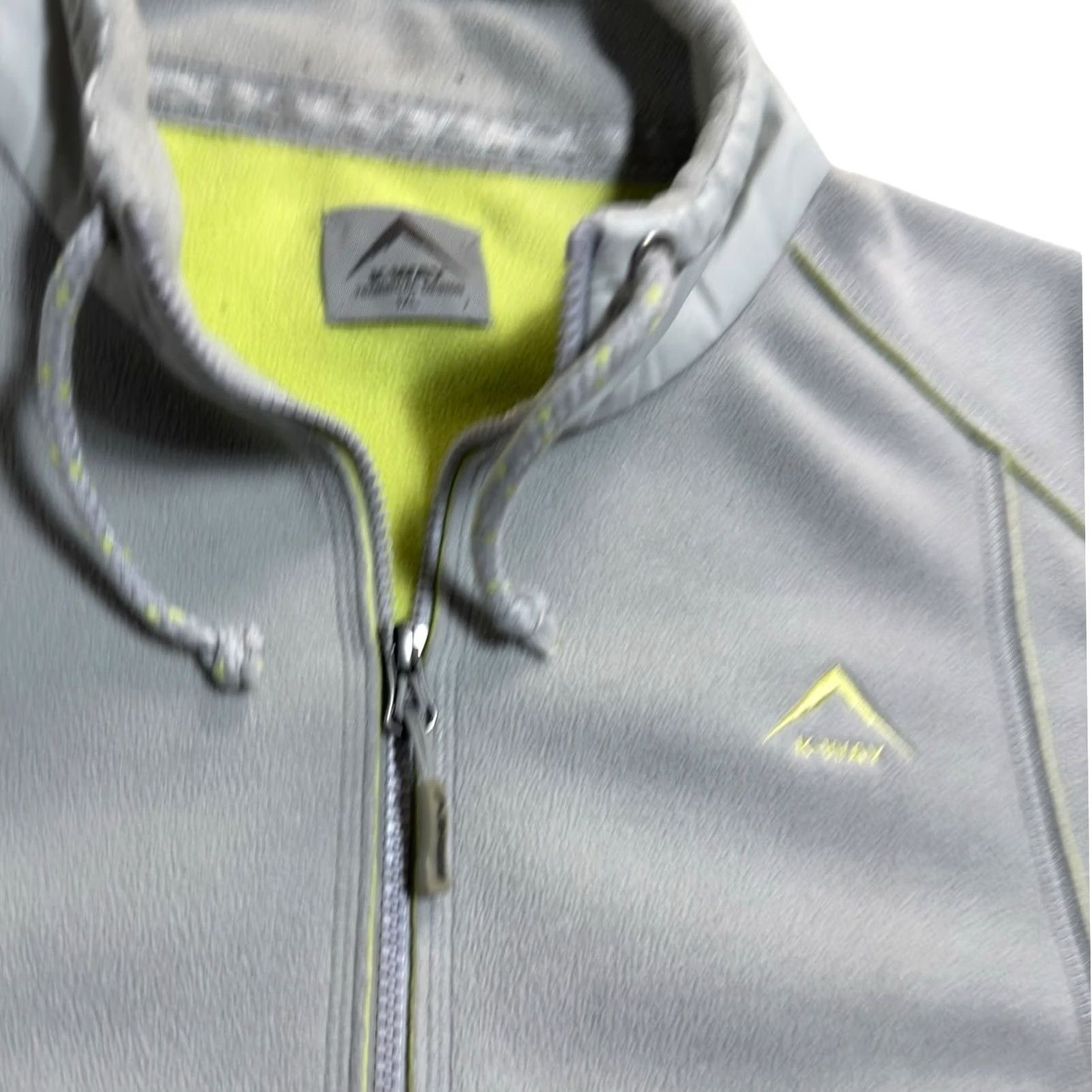 K-Way K-Way Jacket Women 1XL Gray Sherpa Fleece Full Zip Pockets Outdoor Warm Size XL / US 12-14 / IT 48-50 - 5 Thumbnail