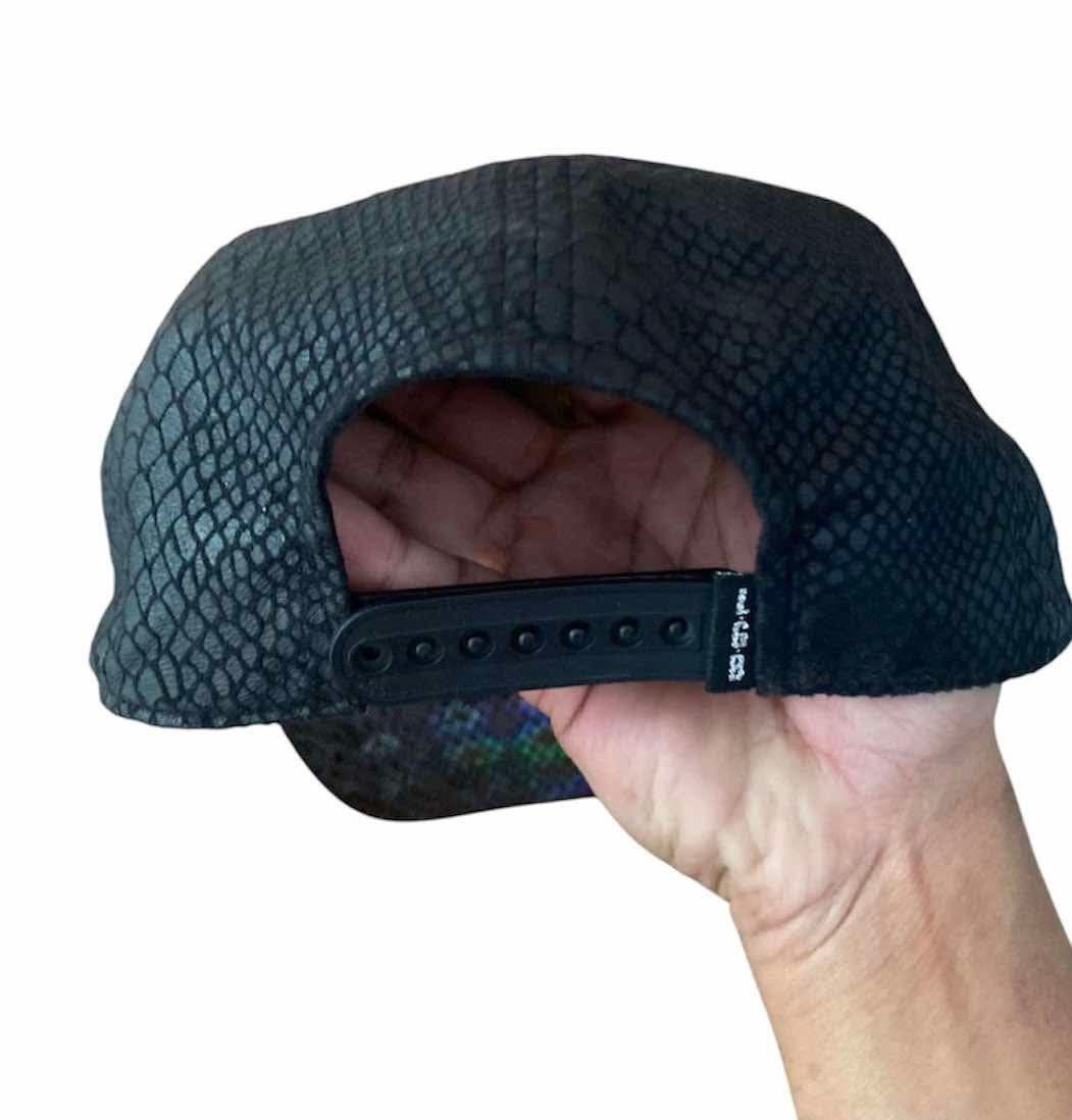 If Six Was Nine × Japanese Brand × Le Grande Bleu (L.G.B.) 🔥Rare Archived L.G.B. Snakeskins Waxed Cap Size ONE SIZE - 5 Thumbnail