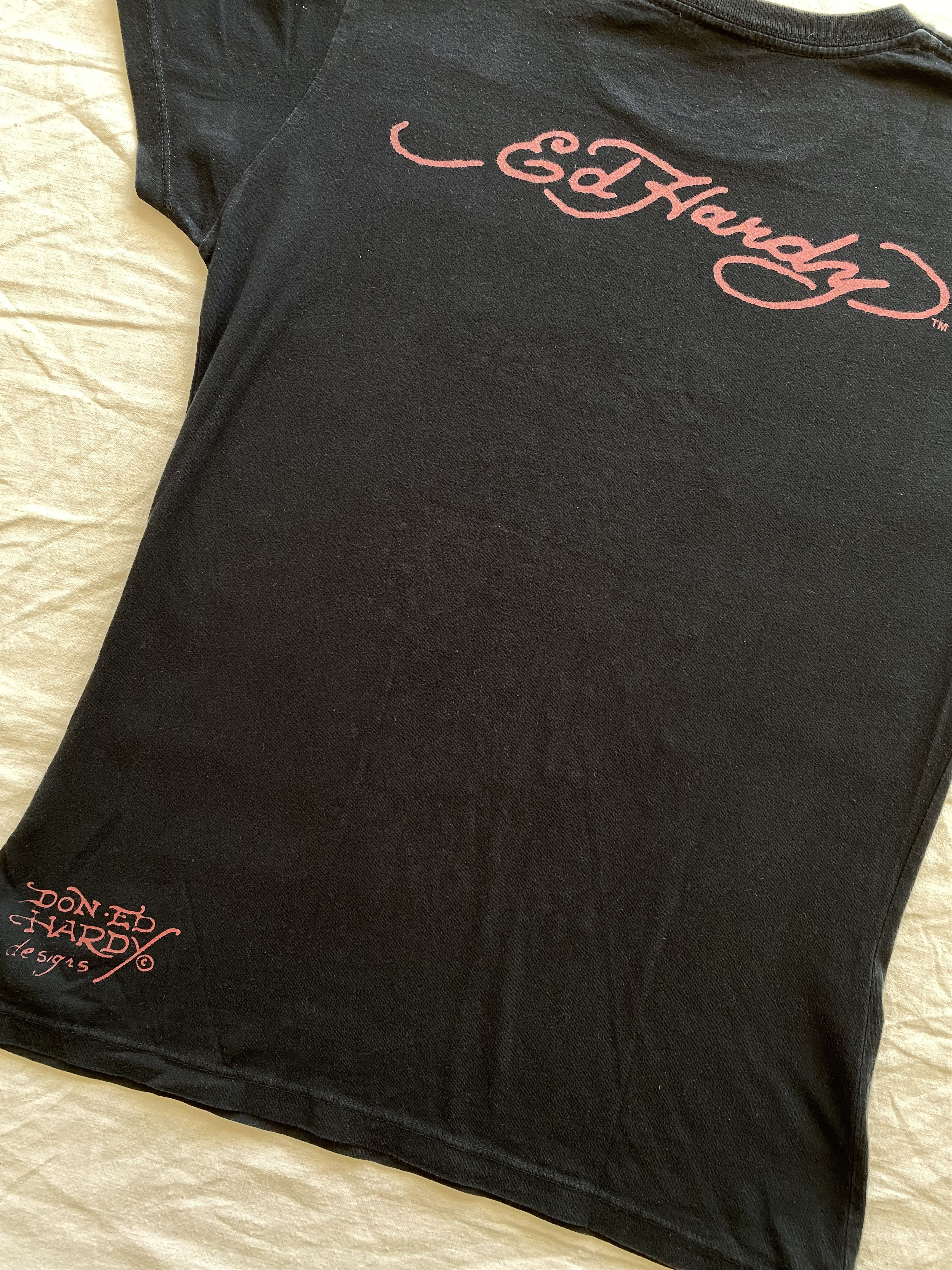 Christian Audigier Ed Hardy Vintage Y2K Cristian Audigier Black Streetwear Tee Size M / US 6-8 / IT 42-44 - 14 Thumbnail