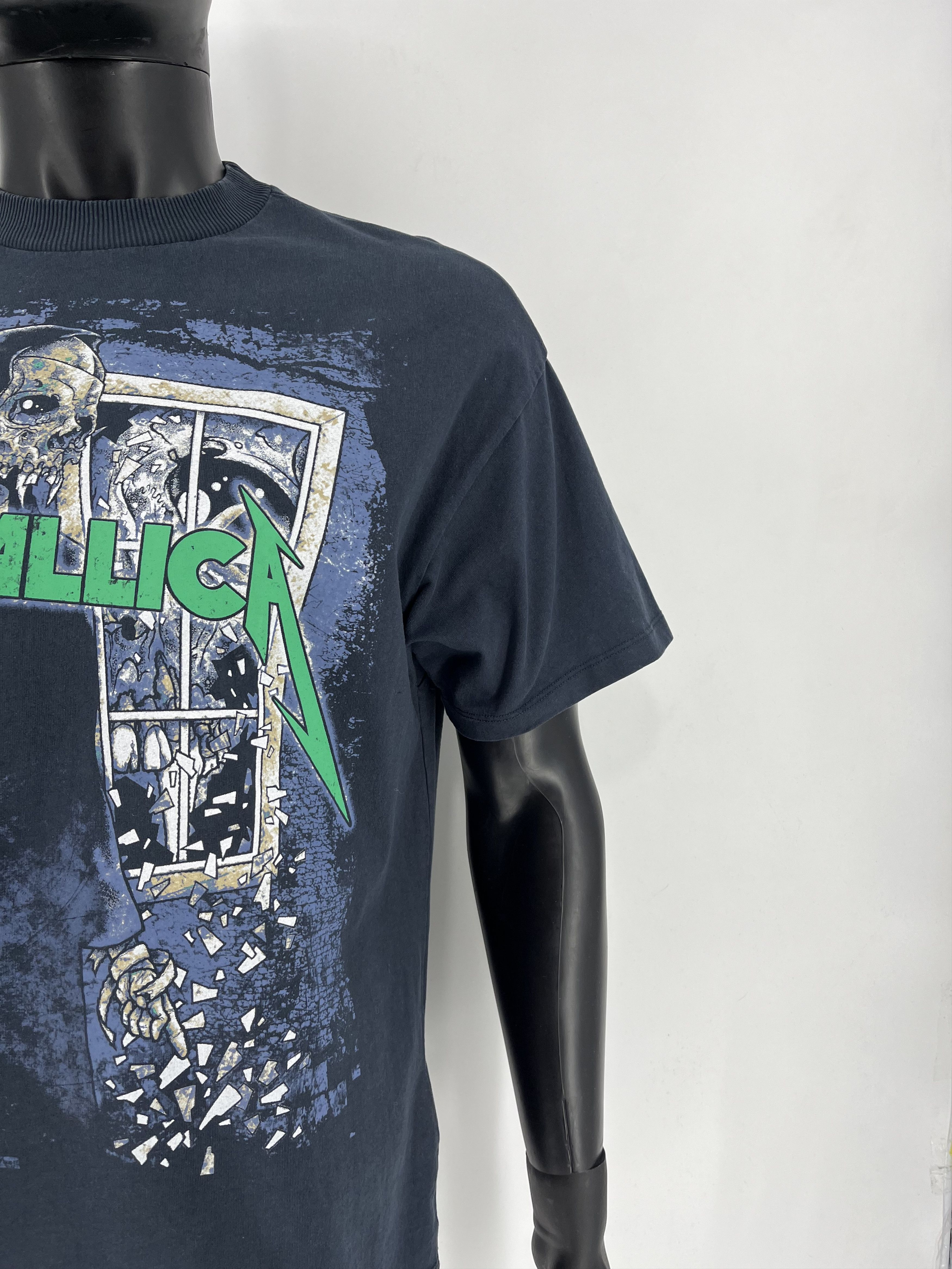 Band Tees Vintage Y2K Metallica Skulls Dead Face Band Rock Streetwear Size US L / EU 52-54 / 3 - 9 Thumbnail