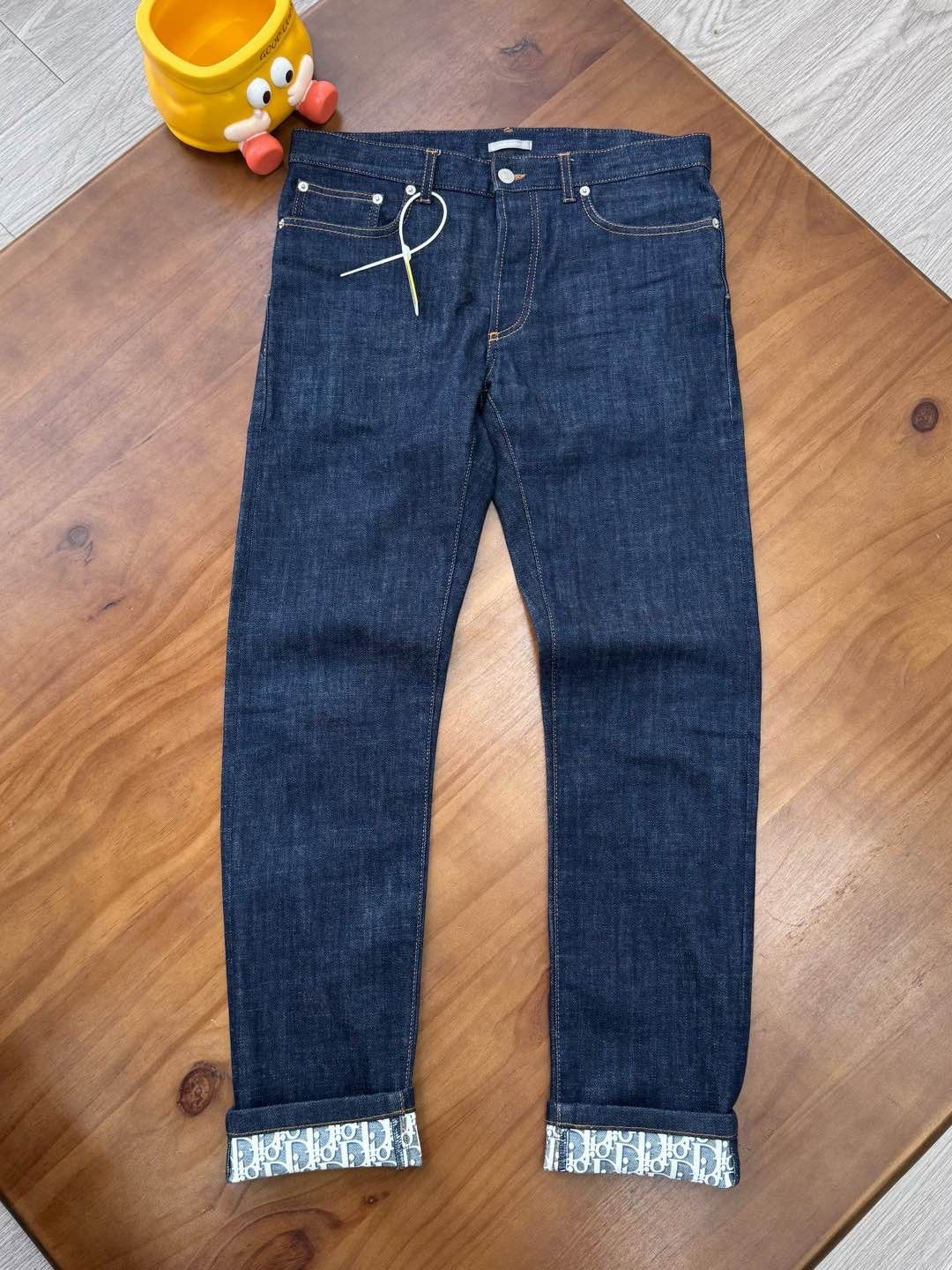 Dior Dior Logo Cuff Denim Jeans Size 30 Size US 30 / EU 46 - 1 Thumbnail