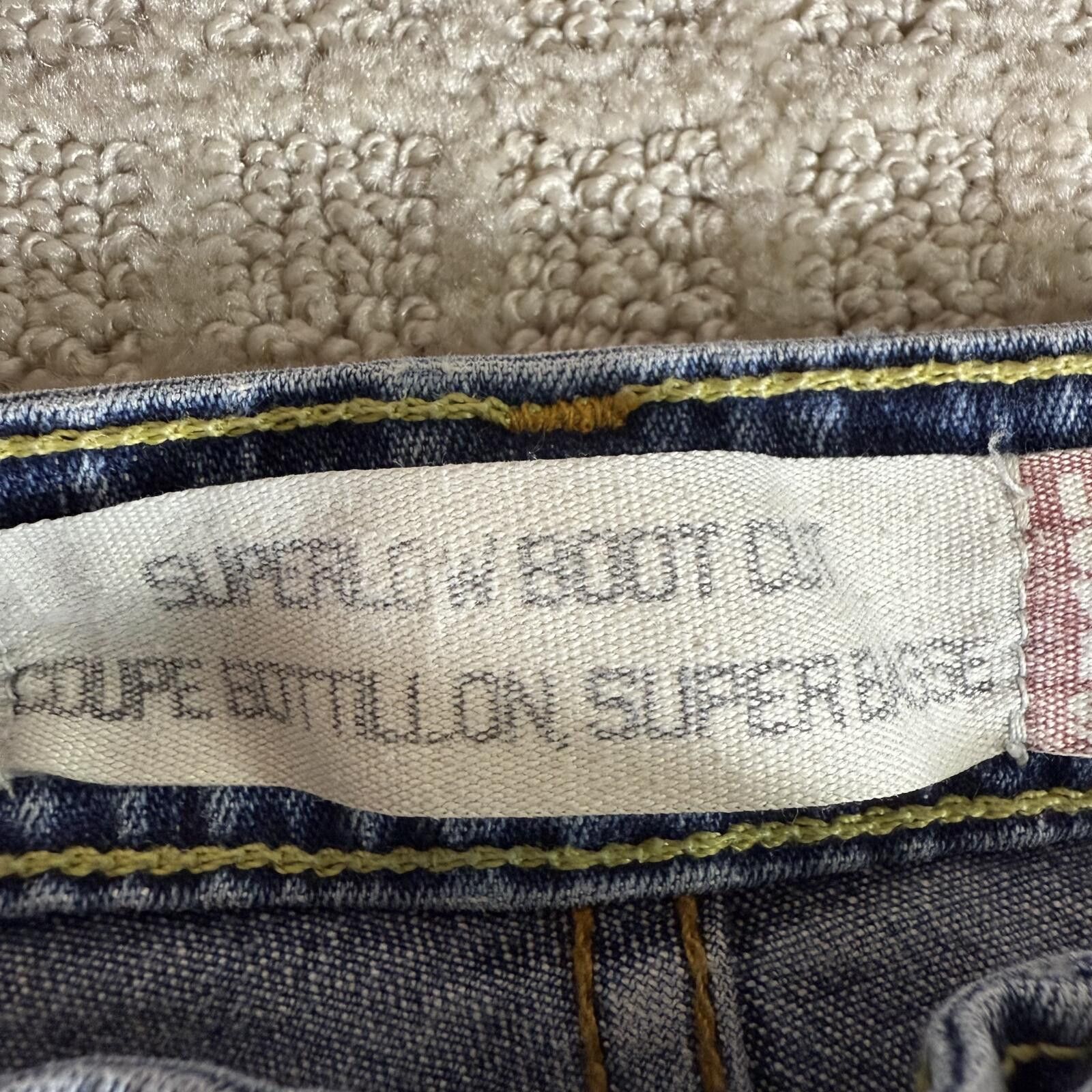 Other Levi’s Super Low Bootcut Jeans 31 Y2K Denim Size 31" - 2 Thumbnail
