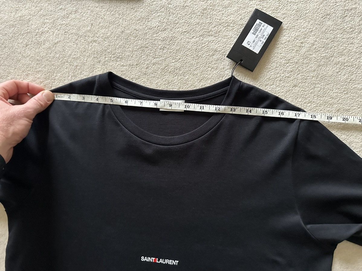 Saint Laurent Paris $550 FW22 Saint Laurent Rive Gauche logo t shirt XL Grail Size US XL / EU 56 / 4 - 7 Thumbnail