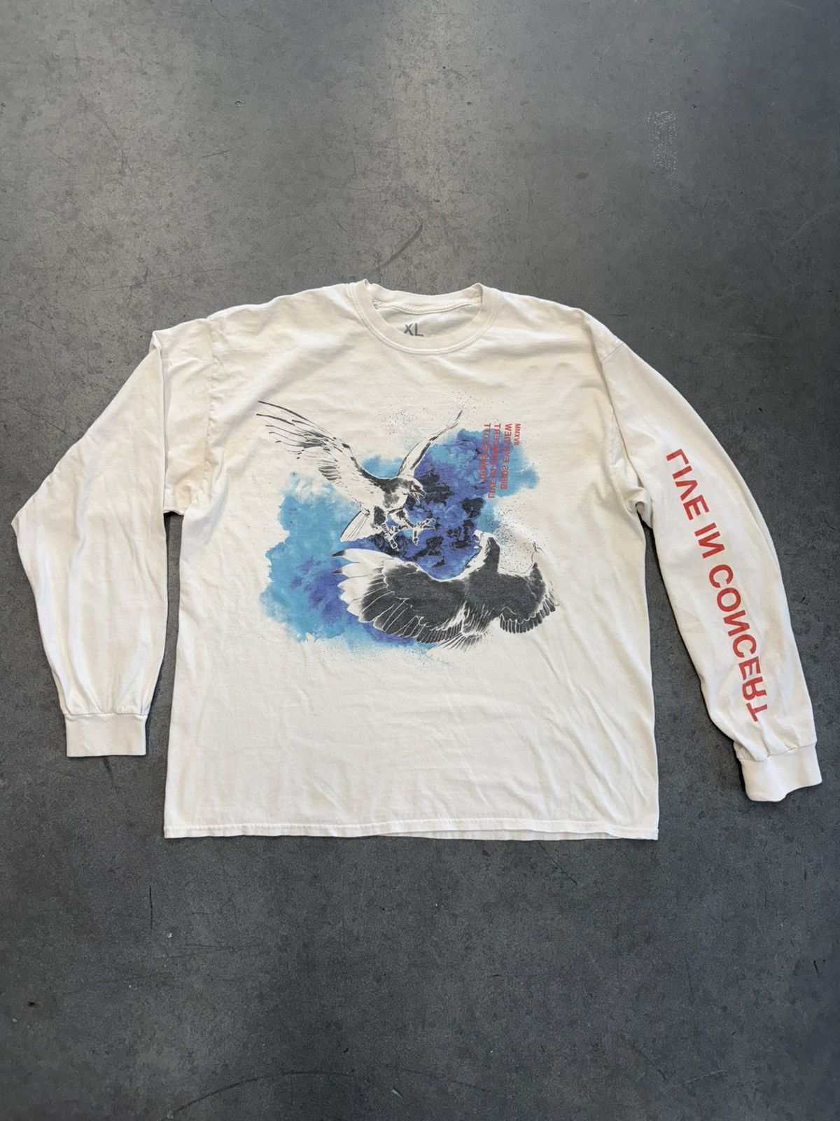 Travis Scott 2017 Travis Scott Live In Concert Birds Eye View Tee Size US XL / EU 56 / 4 - 1 Thumbnail