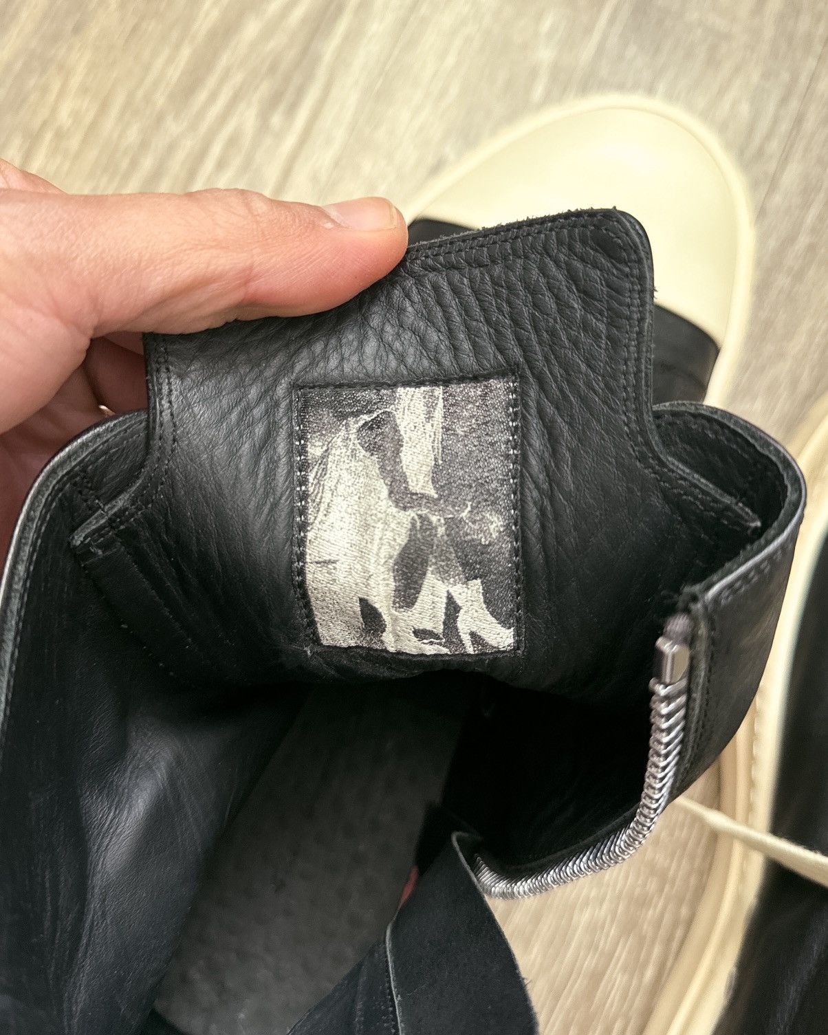 Rick Owens Rick Owens Black Temple Mega Bumper Sneaker Size EU 44 US 11 Size US 11 / EU 44 - 8 Thumbnail