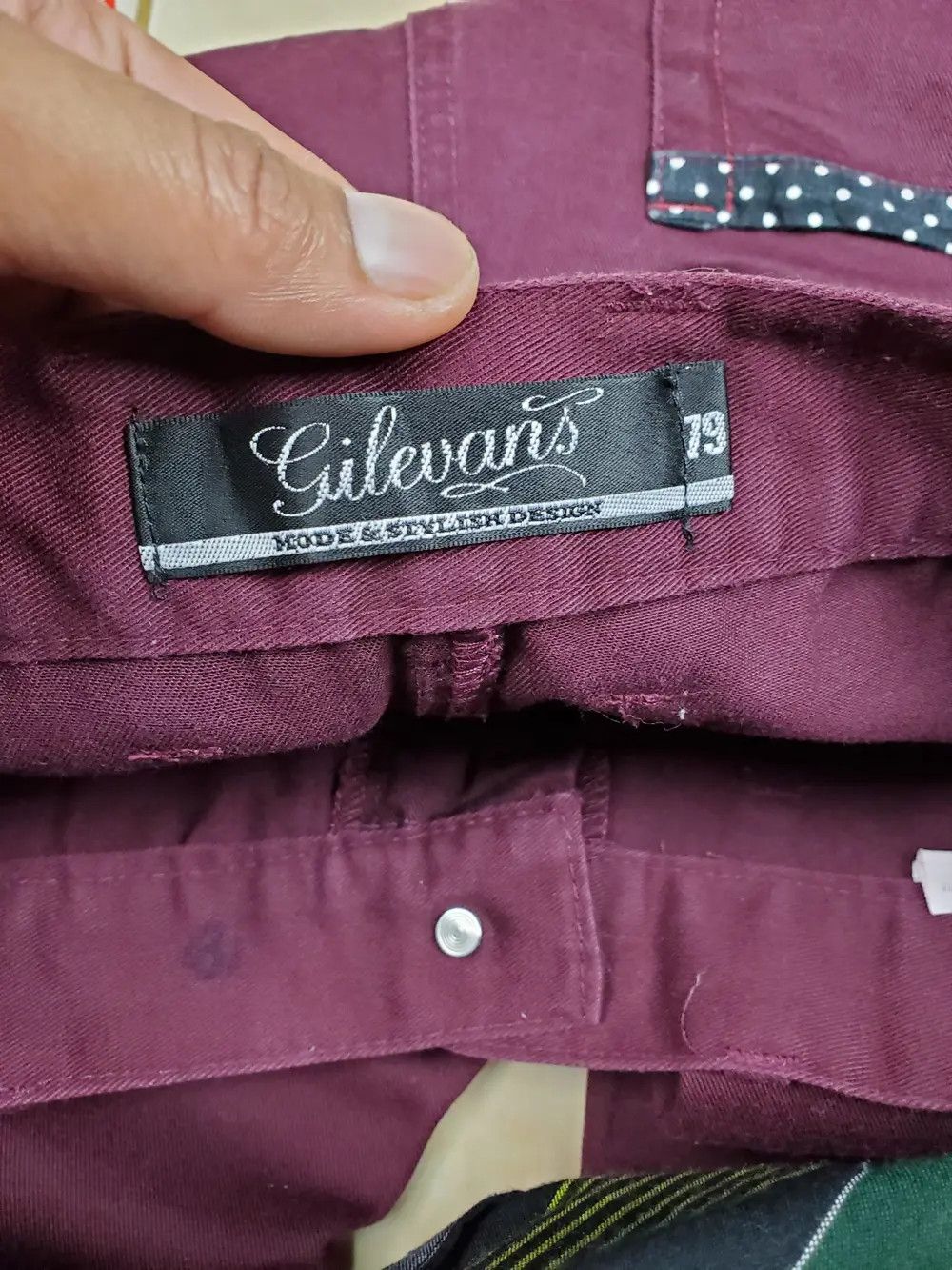 Japanese Brand × Vintage Vintage Pants Double Waist Stylish Design Size US 31 - 7 Thumbnail