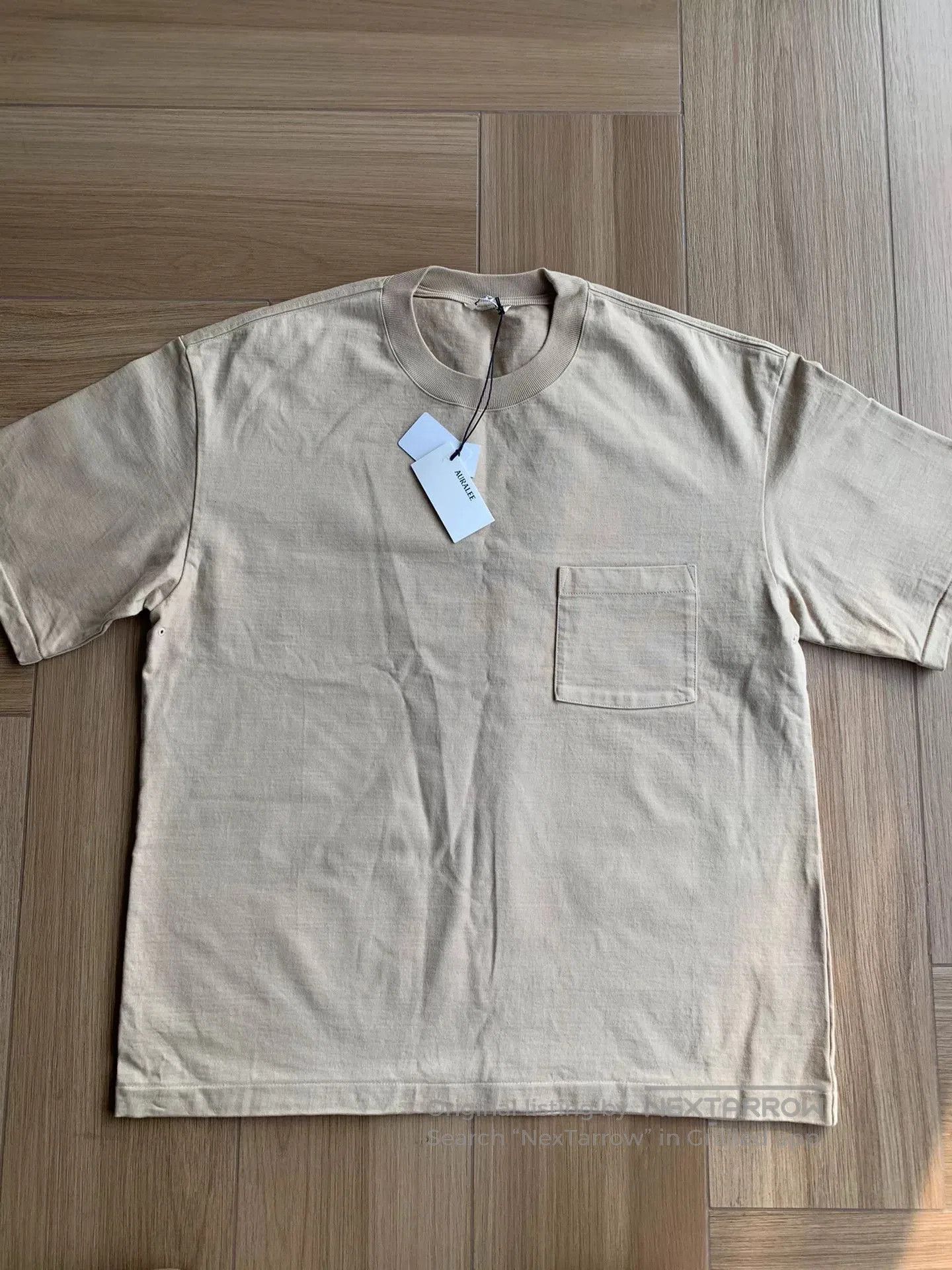 Auralee Auralee Heavyweight Pocket T-Shirt (Off White) | Grailed