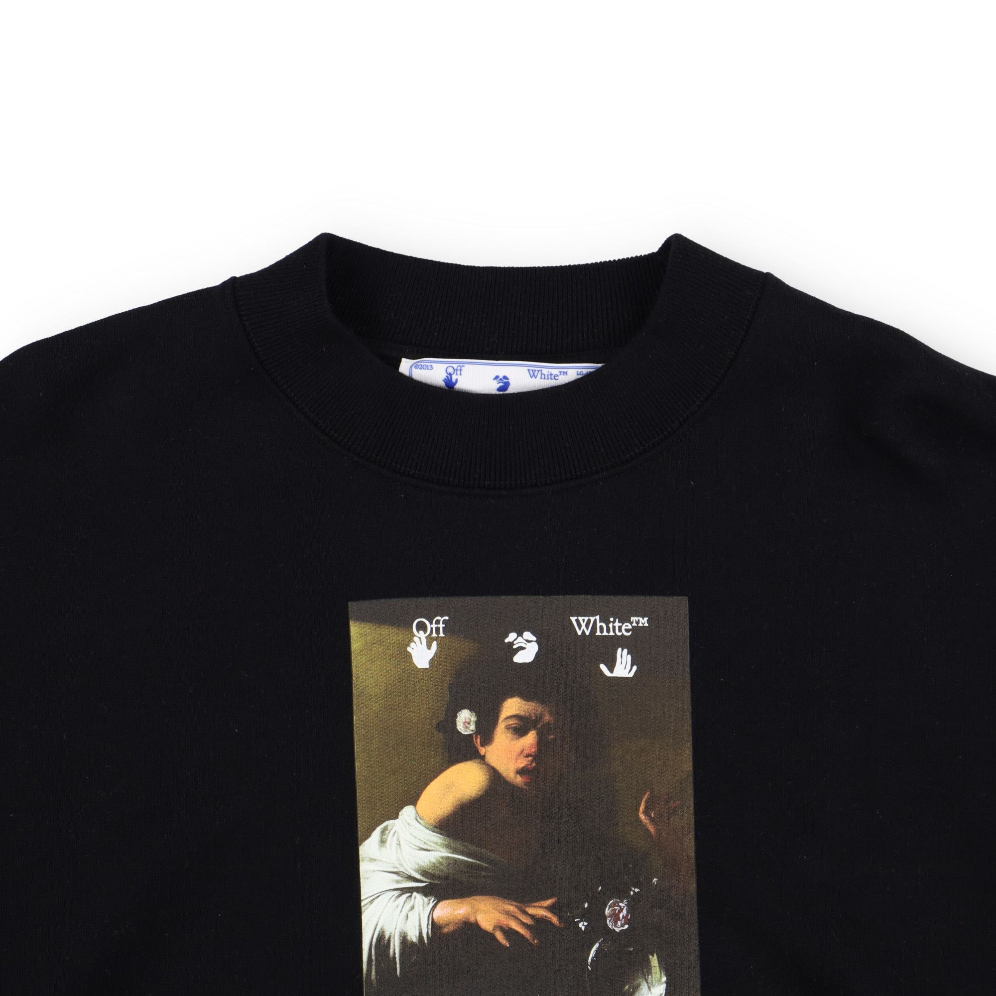 Off-White Black Caravaggio Boy Oversized Skate Sweatshirt Size US M / EU 48-50 / 2 - 5 Thumbnail