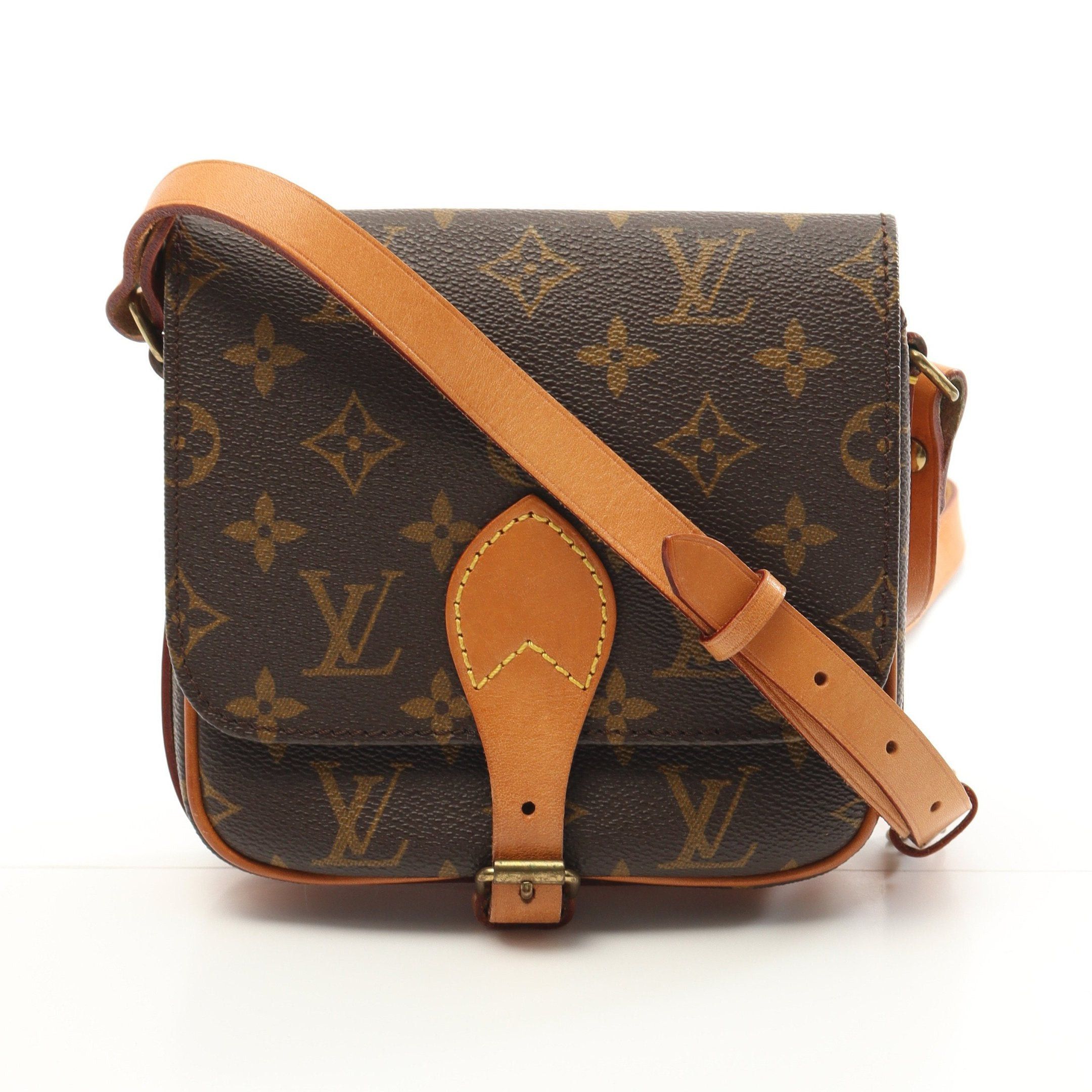 Louis Vuitton Louis Vuitton Cartesier Pm Monogram Shoulder Bag Leather Brown Size ONE SIZE - 1 Thumbnail