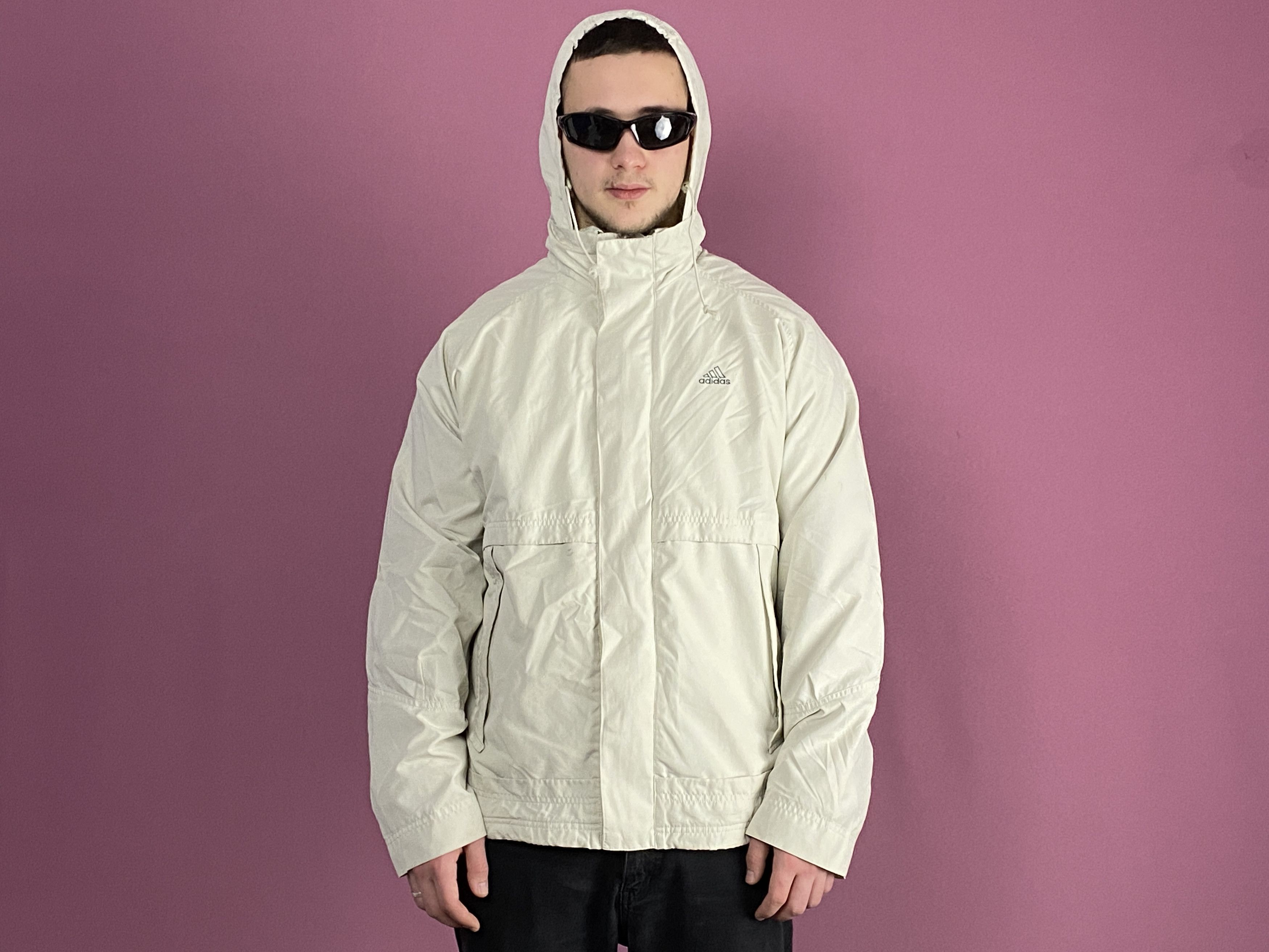 Adidas × Vintage 90s Adidas Vintage Men's Windbreaker Jacket - M Size US M / EU 48-50 / 2 - 3 Thumbnail