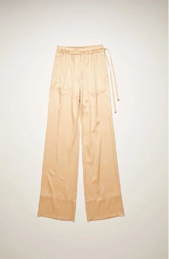 Acne Studios Wide Legged Satin Trouser Size US 32 / EU 48 - 1 Thumbnail