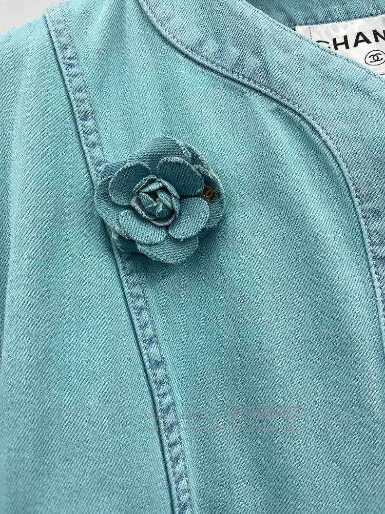 Chanel Chanel 21 Spring and Summer Blue Five-pointed Star Golden Size XS / US 0-2 / IT 36-38 - 2 Thumbnail