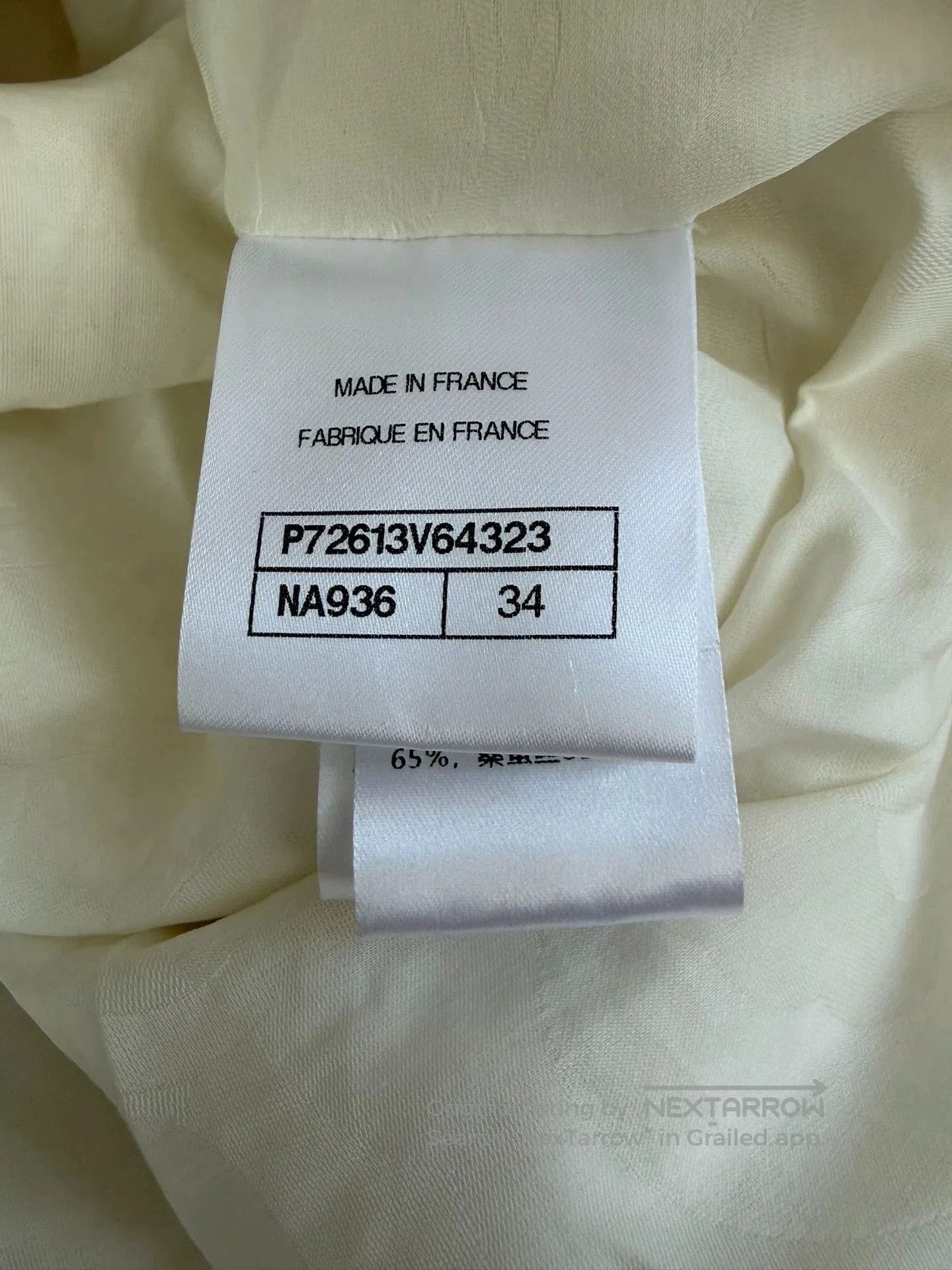 Chanel Chanel White Tweed Mid-Length Coat. Size US XS / EU 42 / 0 - 4 Thumbnail