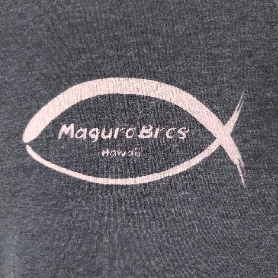 Next Level Marguro Brothers Hawaii T Shirt Mens Size Small Gray Sushi Next Level Cotton Blend Short Sleeve Crew Neck Vintage No Size US S / EU 44-46 / 1 - 3 Thumbnail
