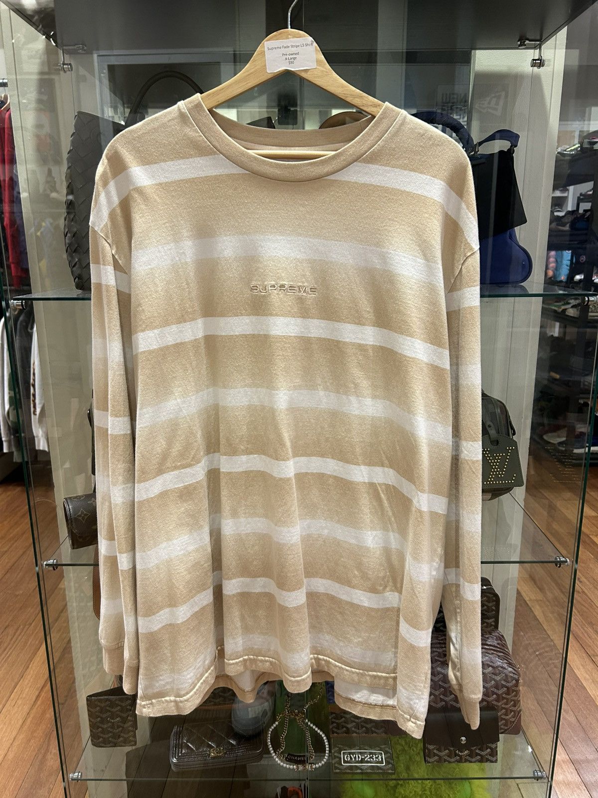 Supreme Fade Stripe LS Shirt