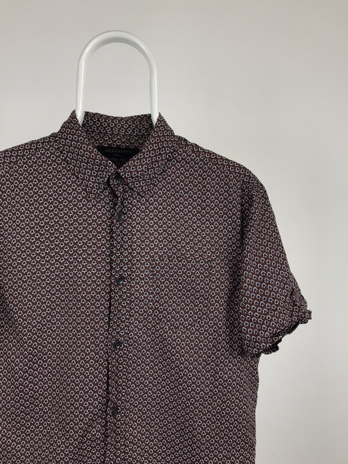Allsaints All Saints Deaux SS Short Sleeve Shirt Size US S / EU 44-46 / 1 - 2 Thumbnail