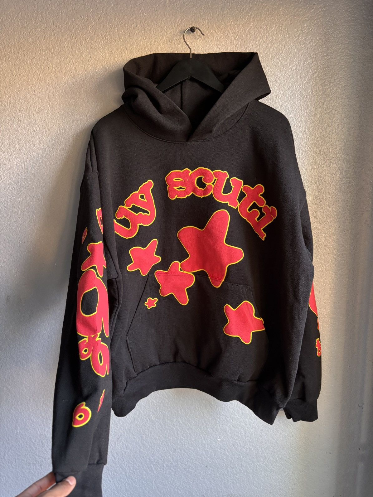 Sp5der COMPLEX CON EXCLUSIVE SP5DER x UY SCUTI HOODIE | Grailed