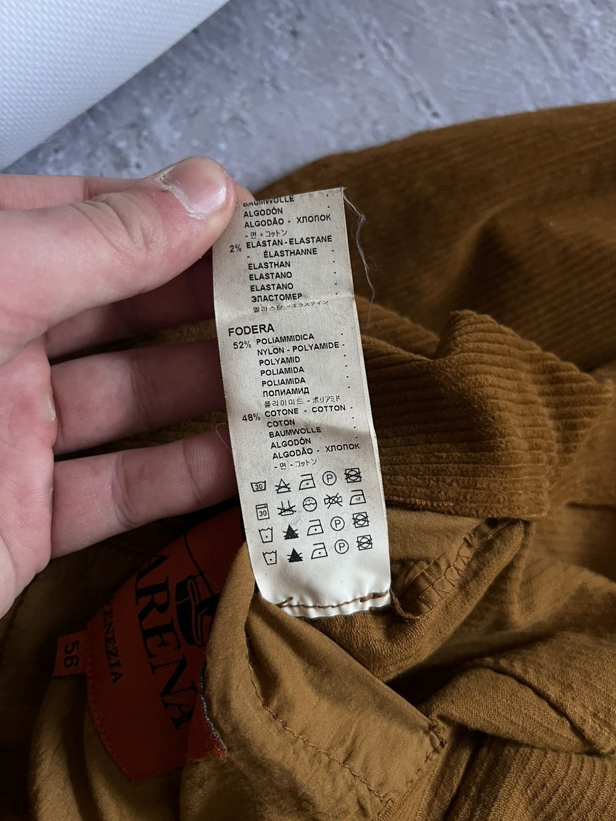 Barena BARENA Blazer Brown Corduroy Tailored Jacket Size 54 Size 44R - 15 Thumbnail