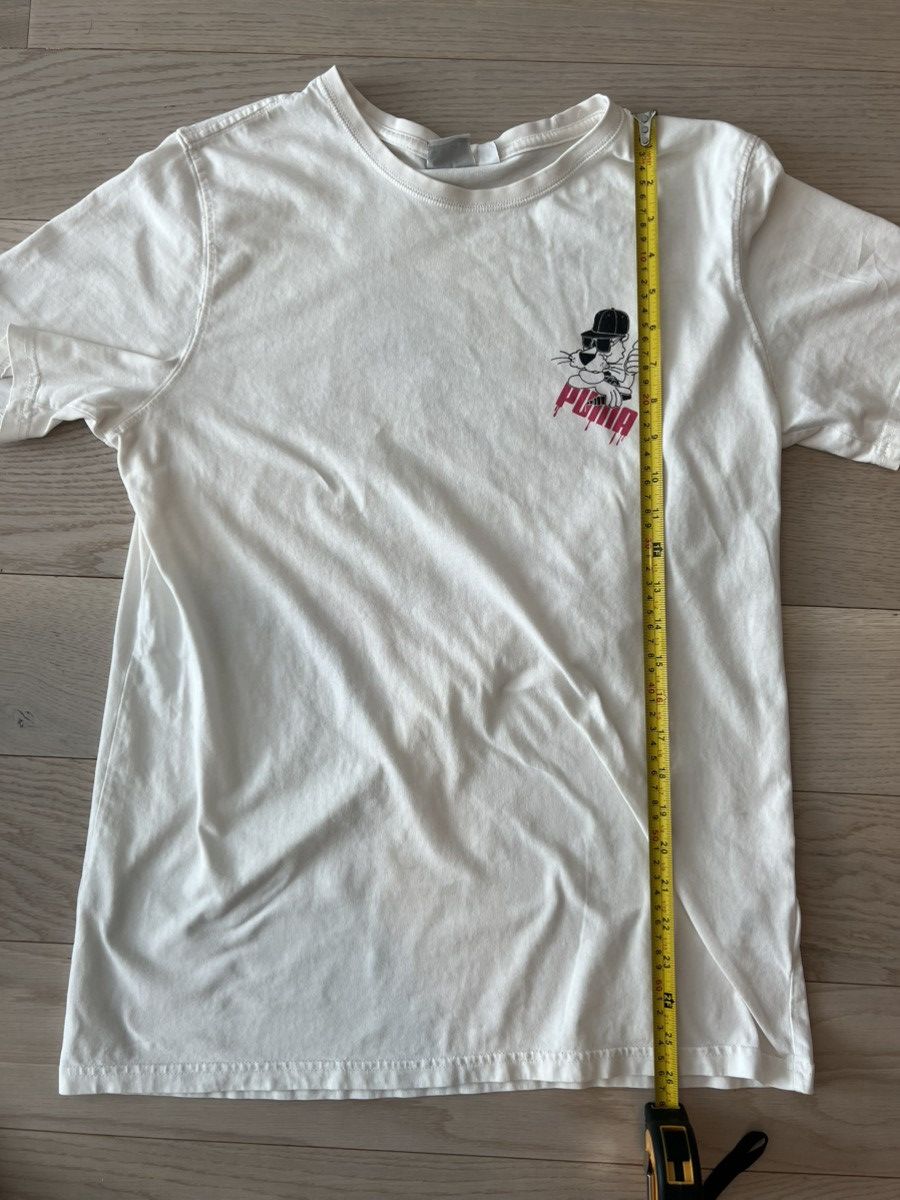 Puma Puma White Graphic Tee Size M — Mic Drip Paint Puma Logo Size US M / EU 48-50 / 2 - 4 Thumbnail