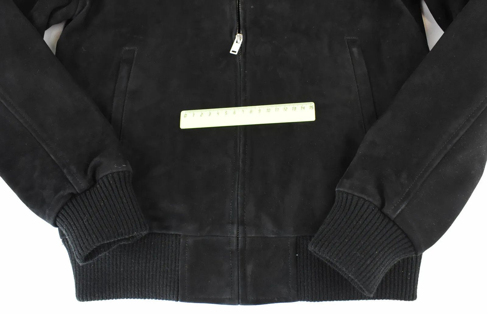 Sandro SANDRO Monaco Jacket Men's XS Suede Goat Leather Bomber Size US XS / EU 42 / 0 - 9 Thumbnail