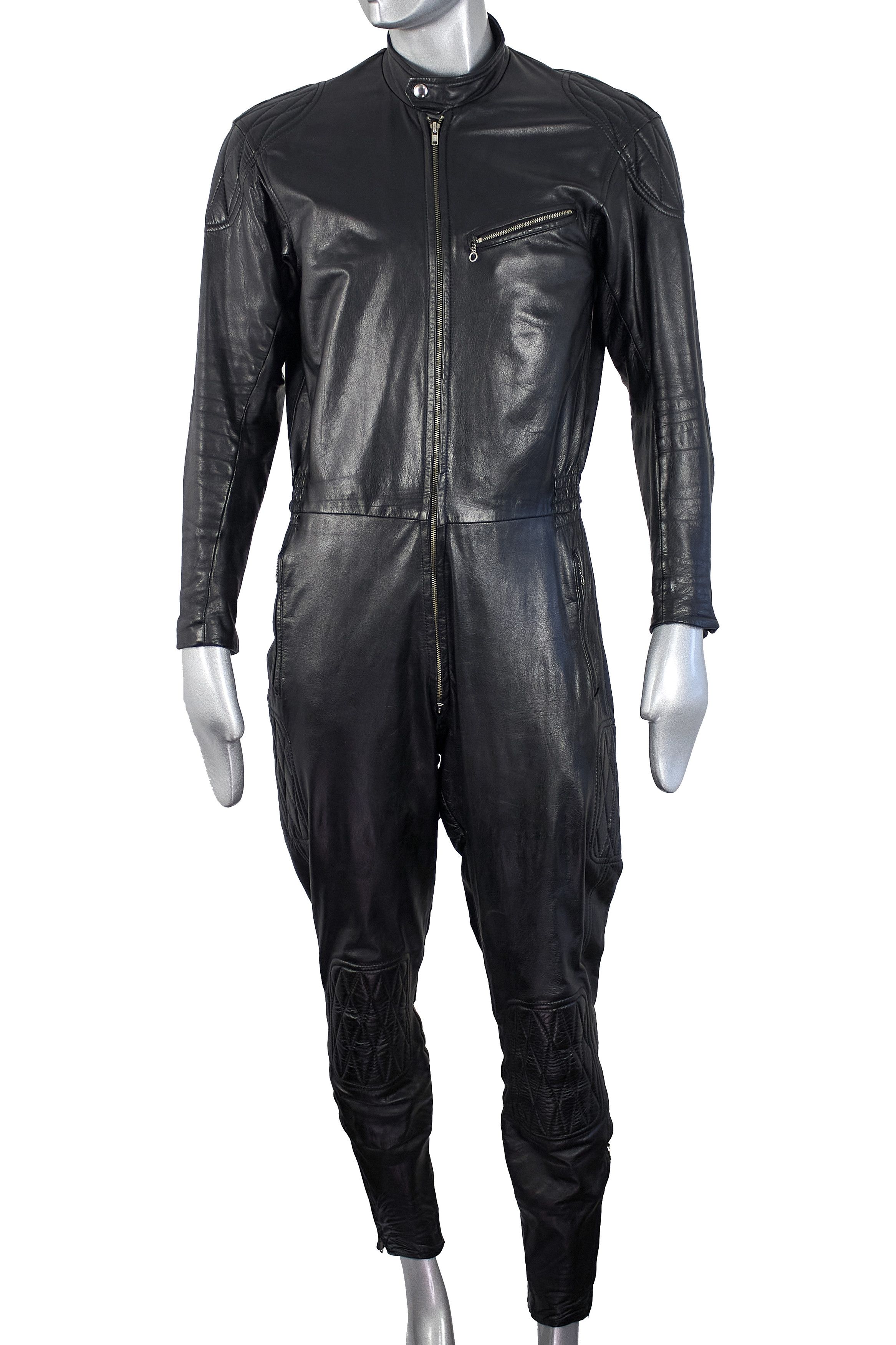 Japanese Brand Rare vintage leather motorcycle overalls suit 80s 90s Size US M / EU 48-50 / 2 - 5 Thumbnail
