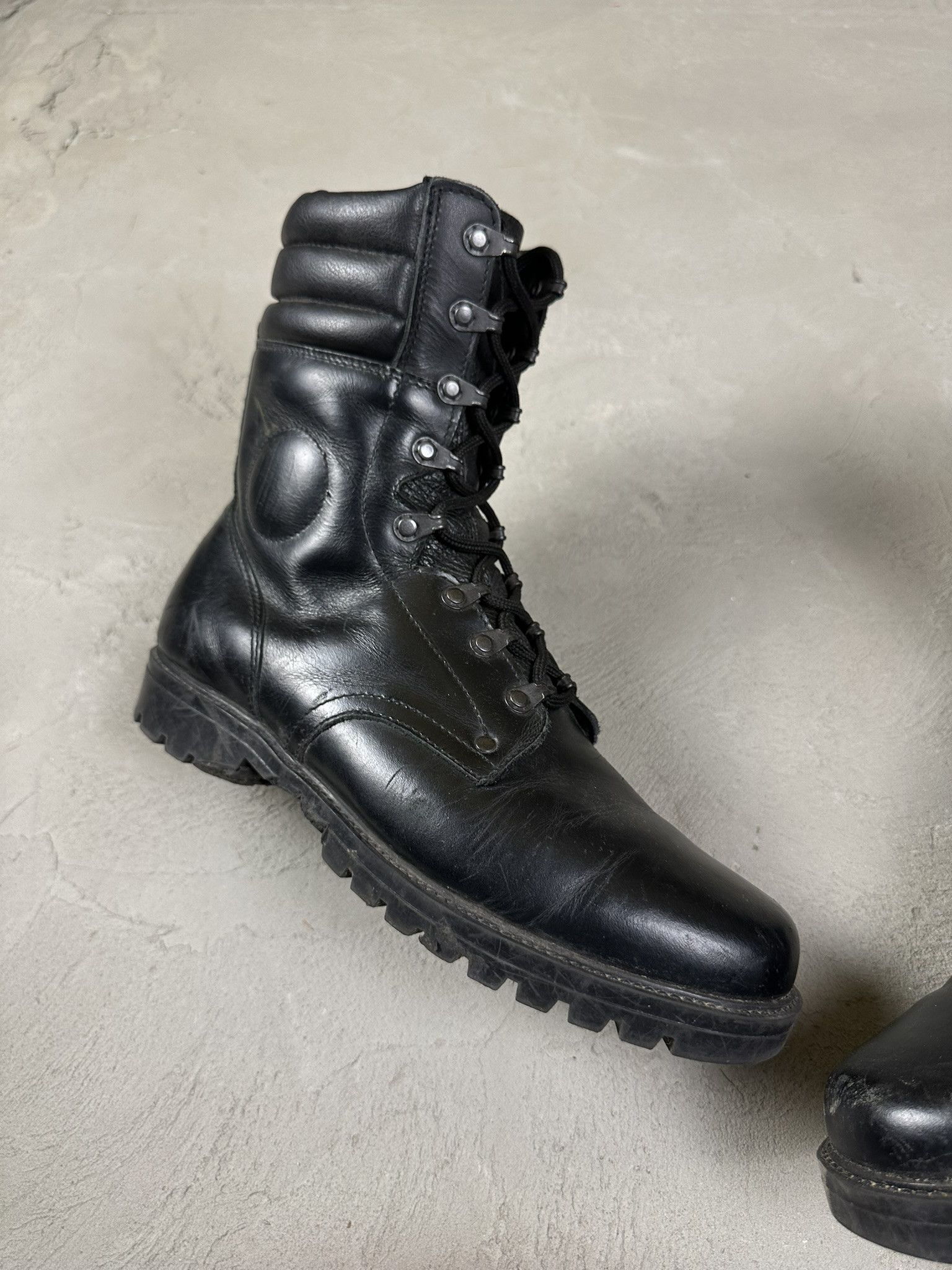 Vintage 90s Vintage Military Combat Leather Boots Size US 9 / EU 42 - 2 Thumbnail