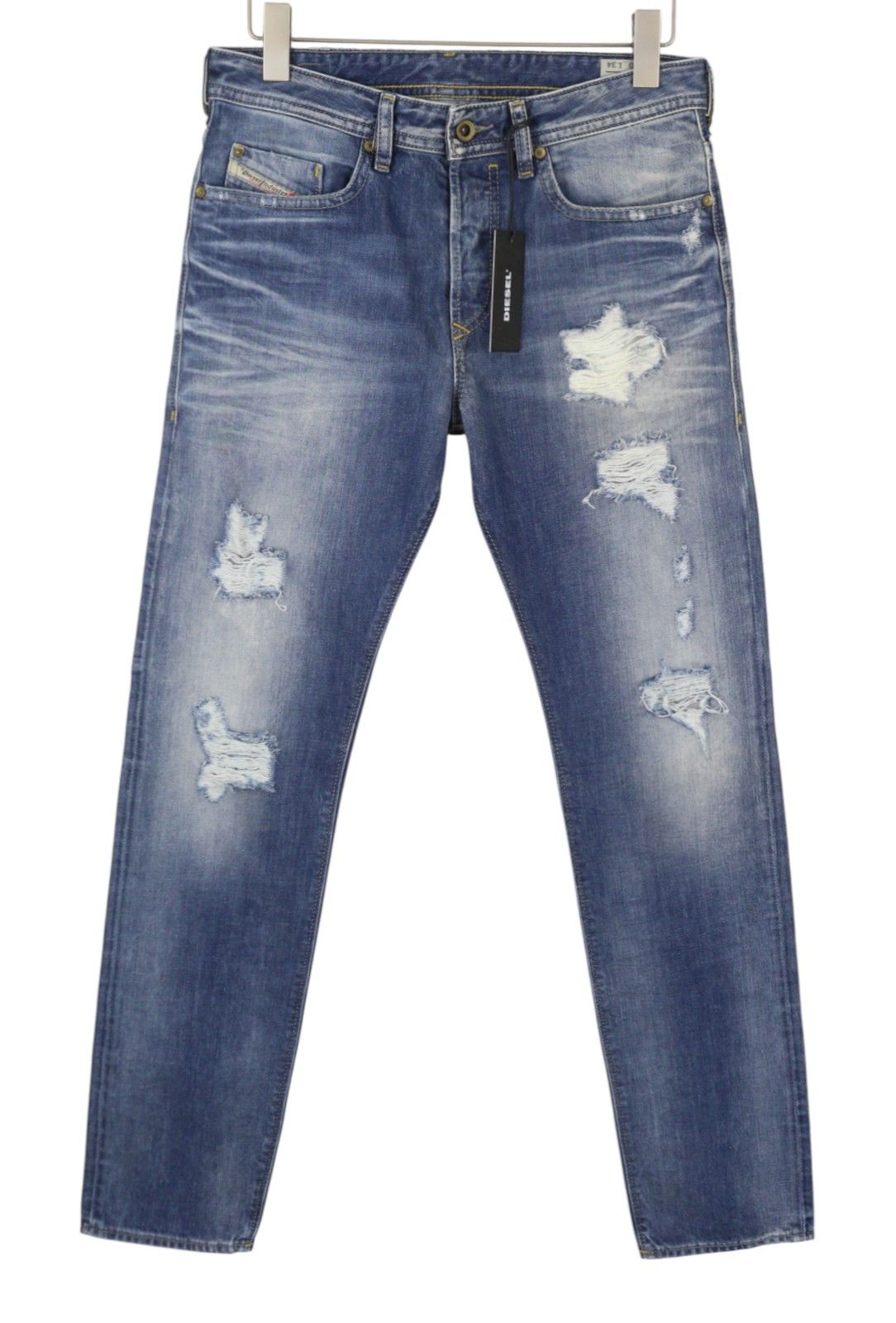 Diesel BUSTER 0848I W30/L34 Blue Faded Regular Slim Jeans 89065 Size US 30 / EU 46 - 1 Thumbnail