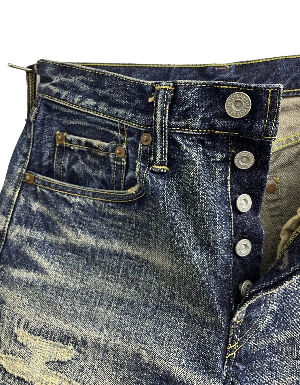 Kapital Kountry Kapital Patchwork Jeans Size 29" - 6 Thumbnail
