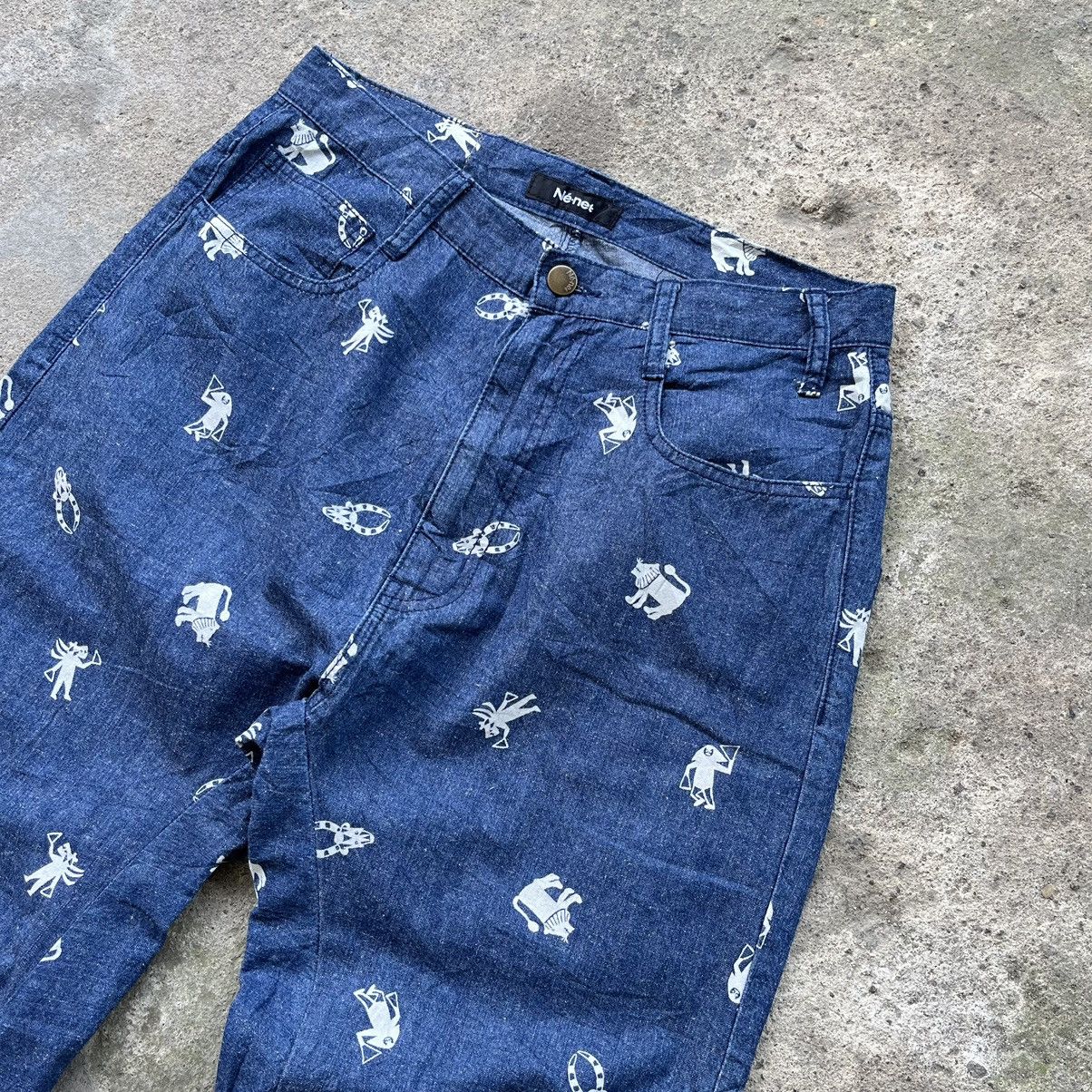 Issey Miyake Ne-net by Issey Miyake Pants Full Print Size US 30 / EU 46 - 3 Thumbnail