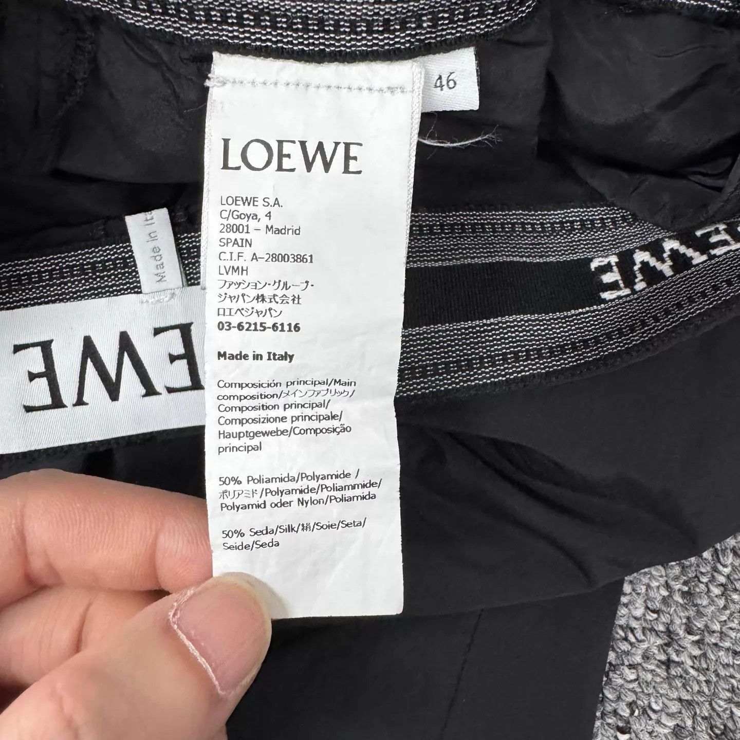 Loewe Loewe Black Straight Leg Track Pants 46 Size US 30 / EU 46 - 6 Thumbnail
