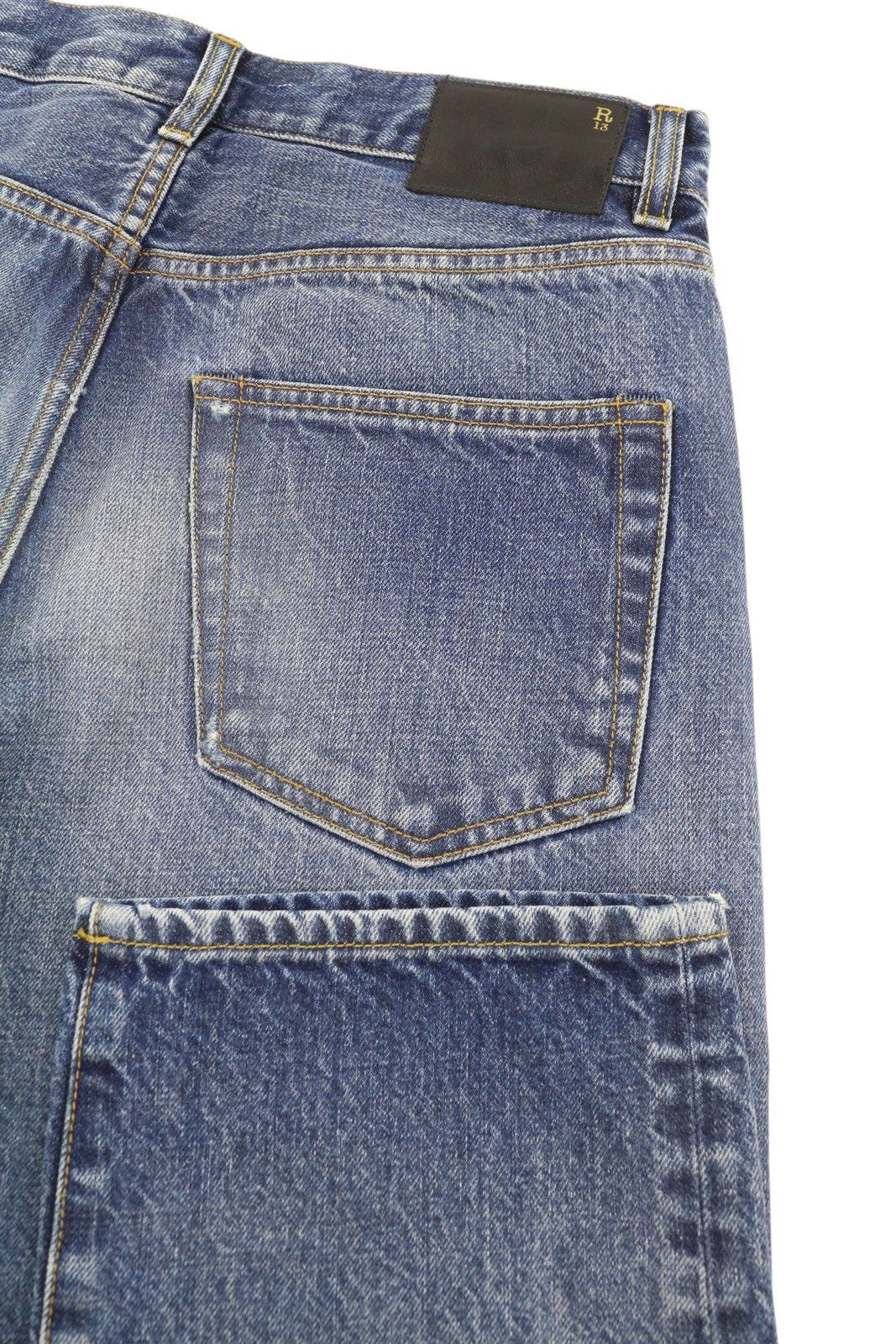 R13 BOYFRIEND 25 Prove Lavaggio Washed Faded Blue 85456 Size 25" / US 0 / IT 36 - 5 Thumbnail