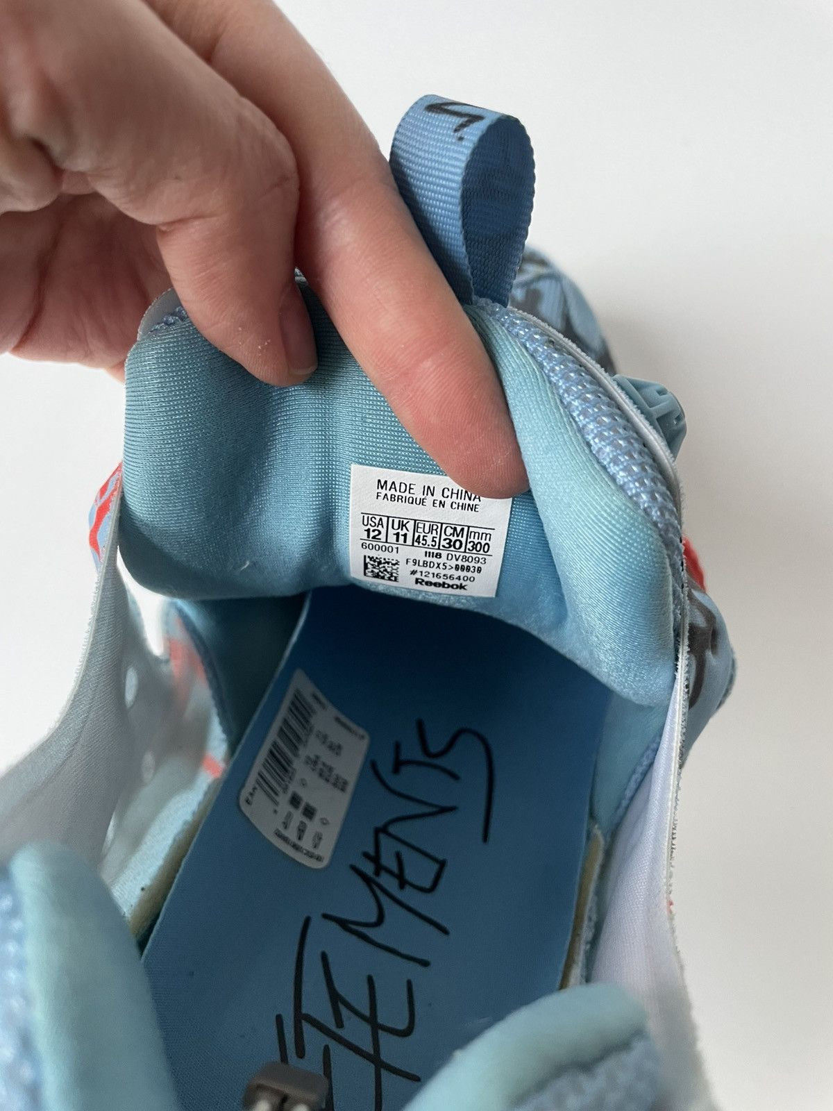 Reebok × Vetements Vetements Reebok Insta Pump Graffiti Sneakers Size US 12 / EU 45 - 12 Thumbnail
