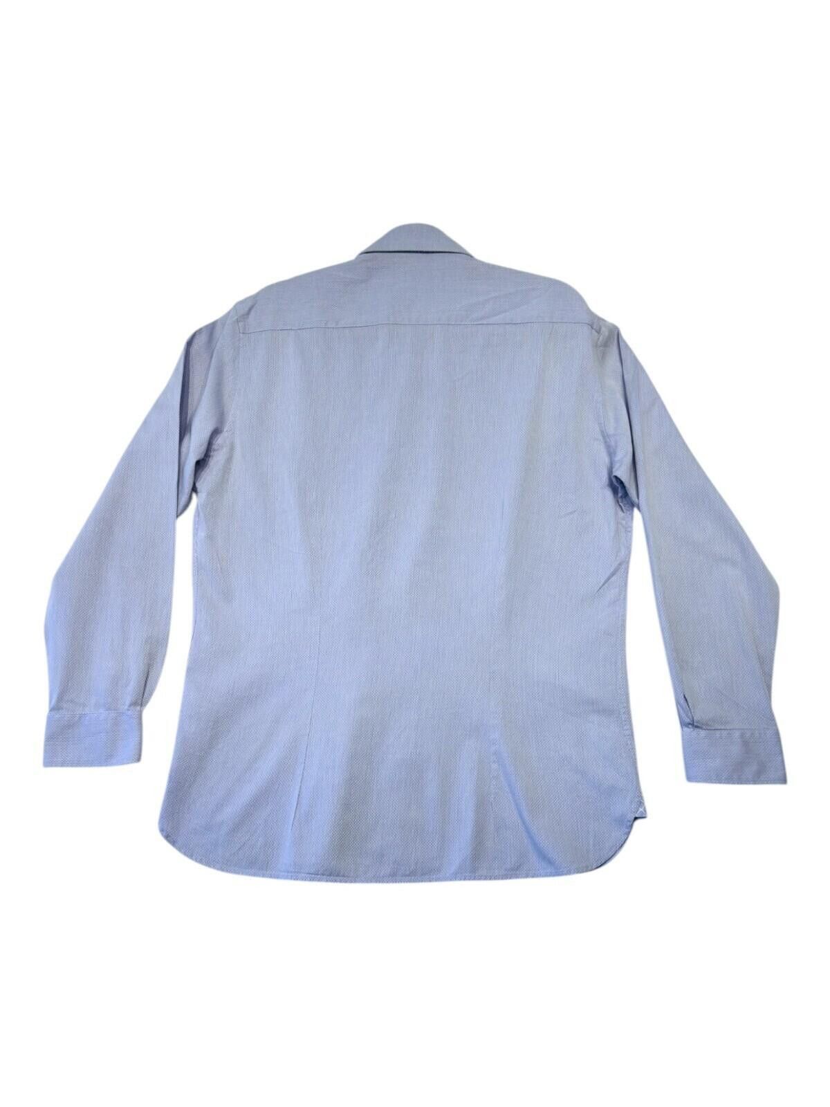 Ted Baker Ted Baker Shirt Men's UK Size L Blue Endurance Long Sleeve Size 42R - 5 Thumbnail