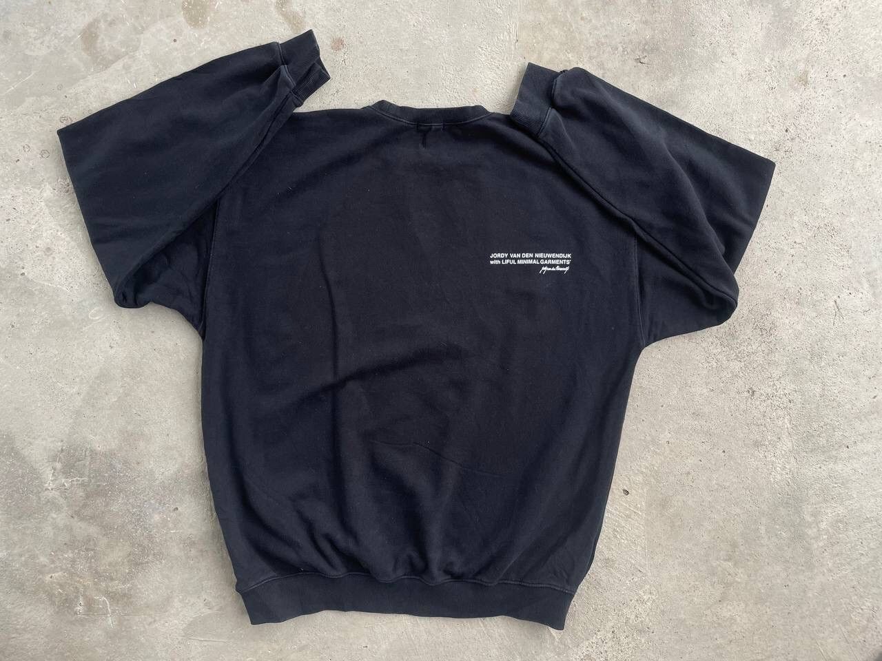 Designer × LIFUL MINIMAL GARMENTS JORDY VAN DEN NIEUWENDIJK with LIFUL SWEATSHIRT Size US S / EU 44-46 / 1 - 5 Thumbnail