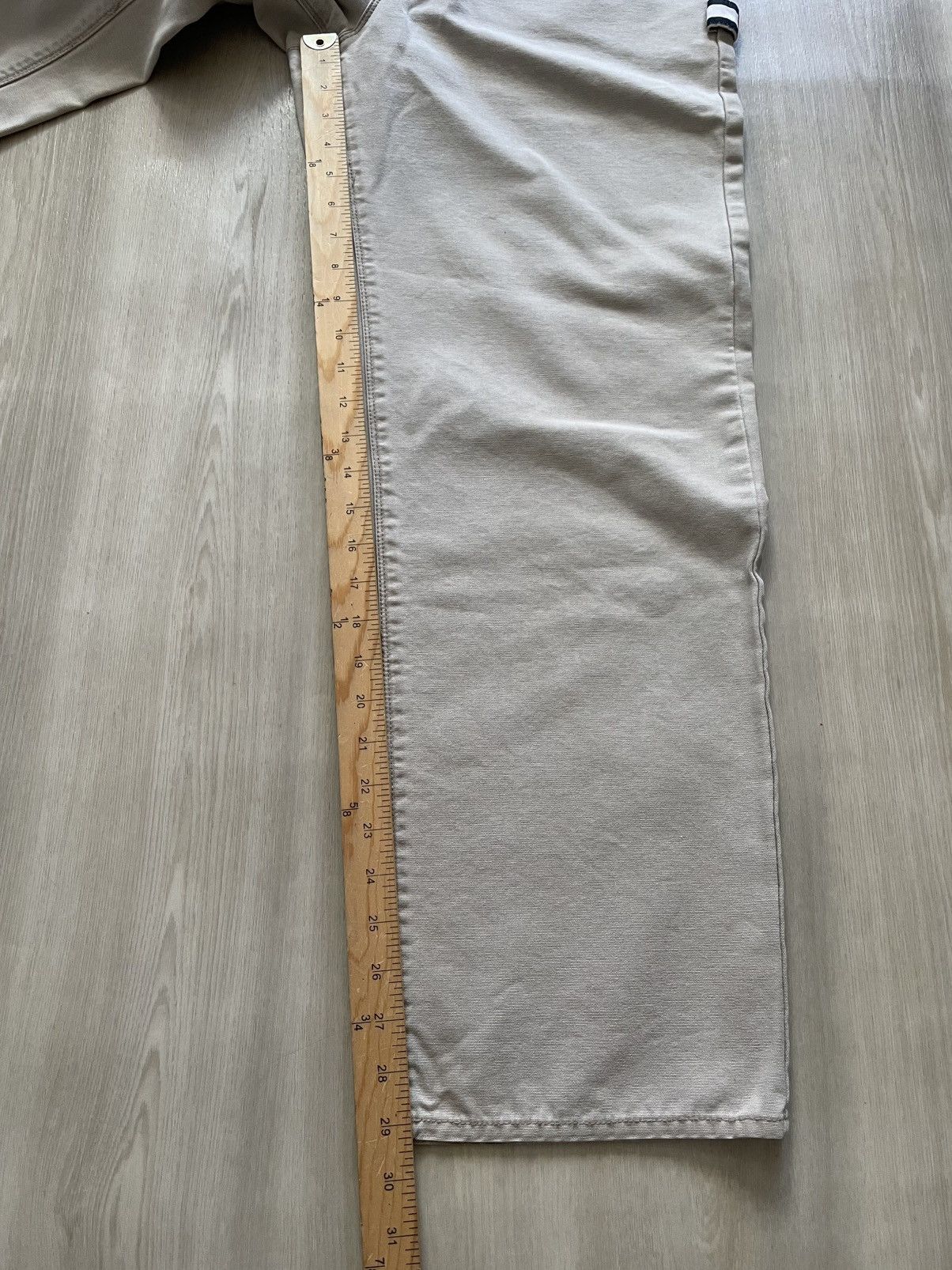 Tommy Hilfiger Vintage Tommy Hilfiger Carpenter Khaki Baggy Wide Leg Sz 30 Size US 30 / EU 46 - 5 Thumbnail