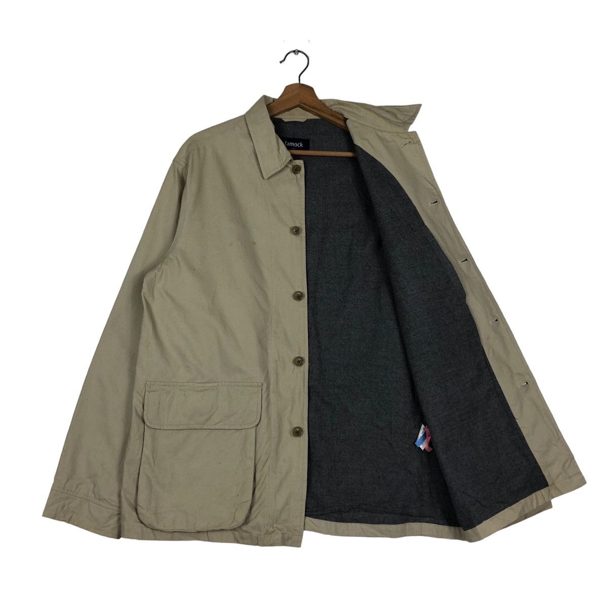 Issey Miyake 🔥Vintage Chore Work Button Jacket Blanket Famock Japan Size US L / EU 52-54 / 3 - 11 Thumbnail