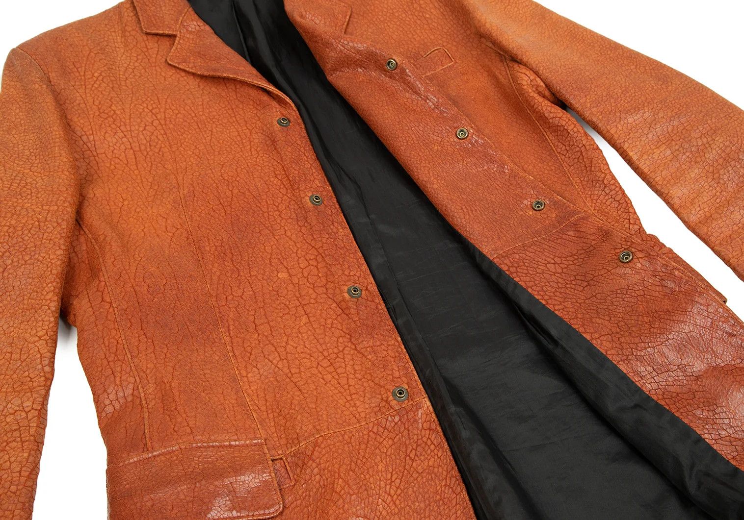 Jean Paul Gaultier Leather Jacket in Brown, Size 48 Size US M / EU 48-50 / 2 - 10 Thumbnail