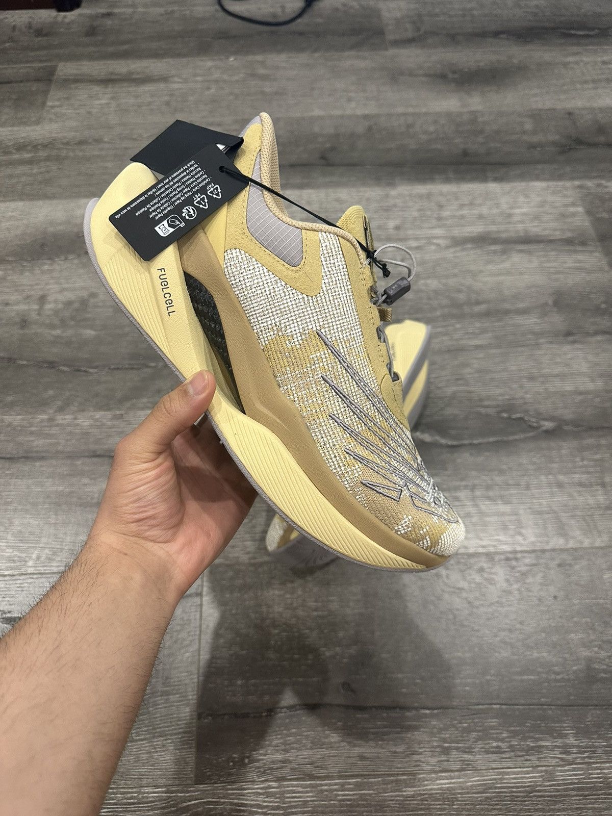 image of New Balance x Stone Island Newbalance X Tokyo Design Studio Fuel Cell Shoes in Beige (Size 11)