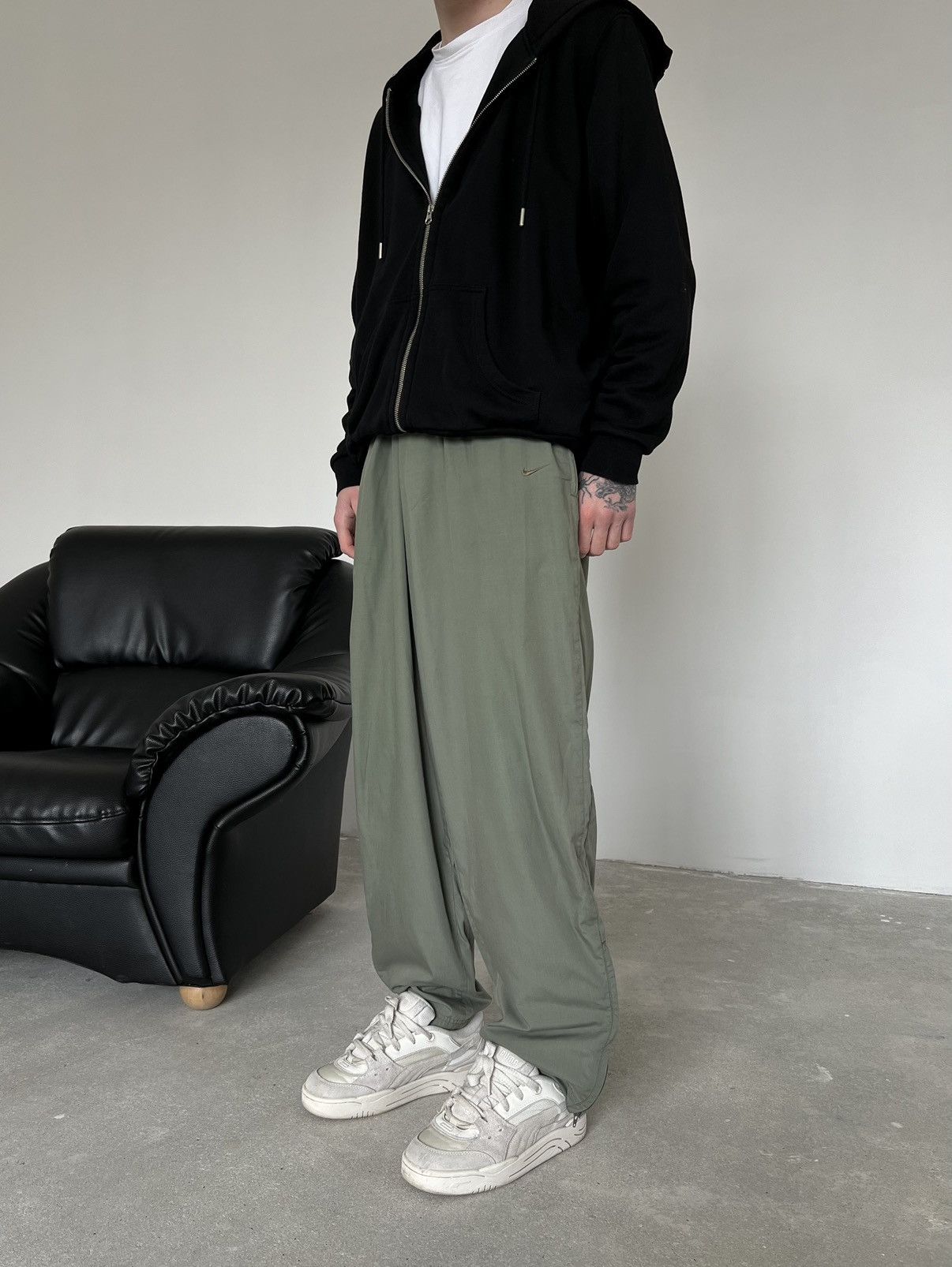 image of Nike Track Pants in Khaki, Men's (Size 32)