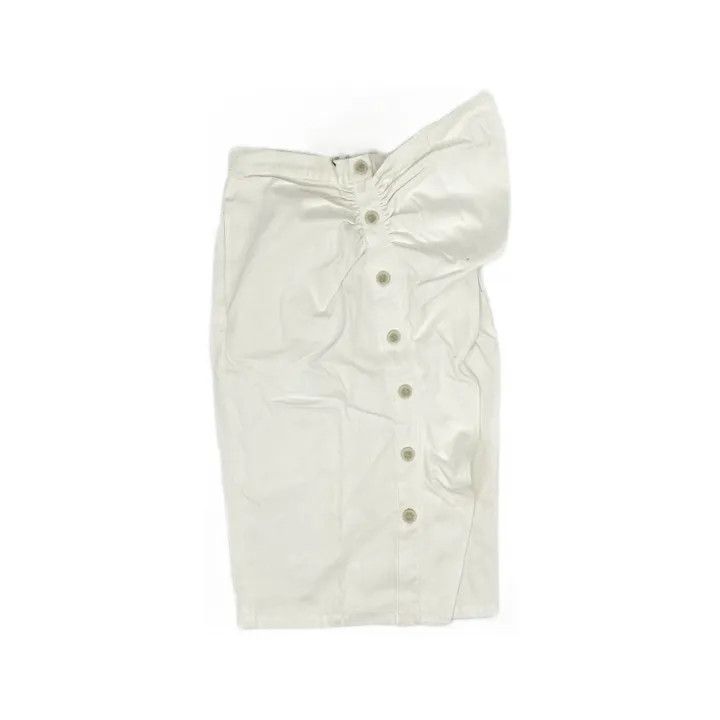 MaxMara Stylish Solid Color Midi Skirt 0079