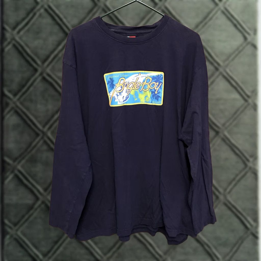 Bugle Boy VINTAGE Bugle Boy Shirt Mens 2XL Blue Long Sleeve Y2K surf Size US XXL / EU 58 / 5 - 1 Thumbnail